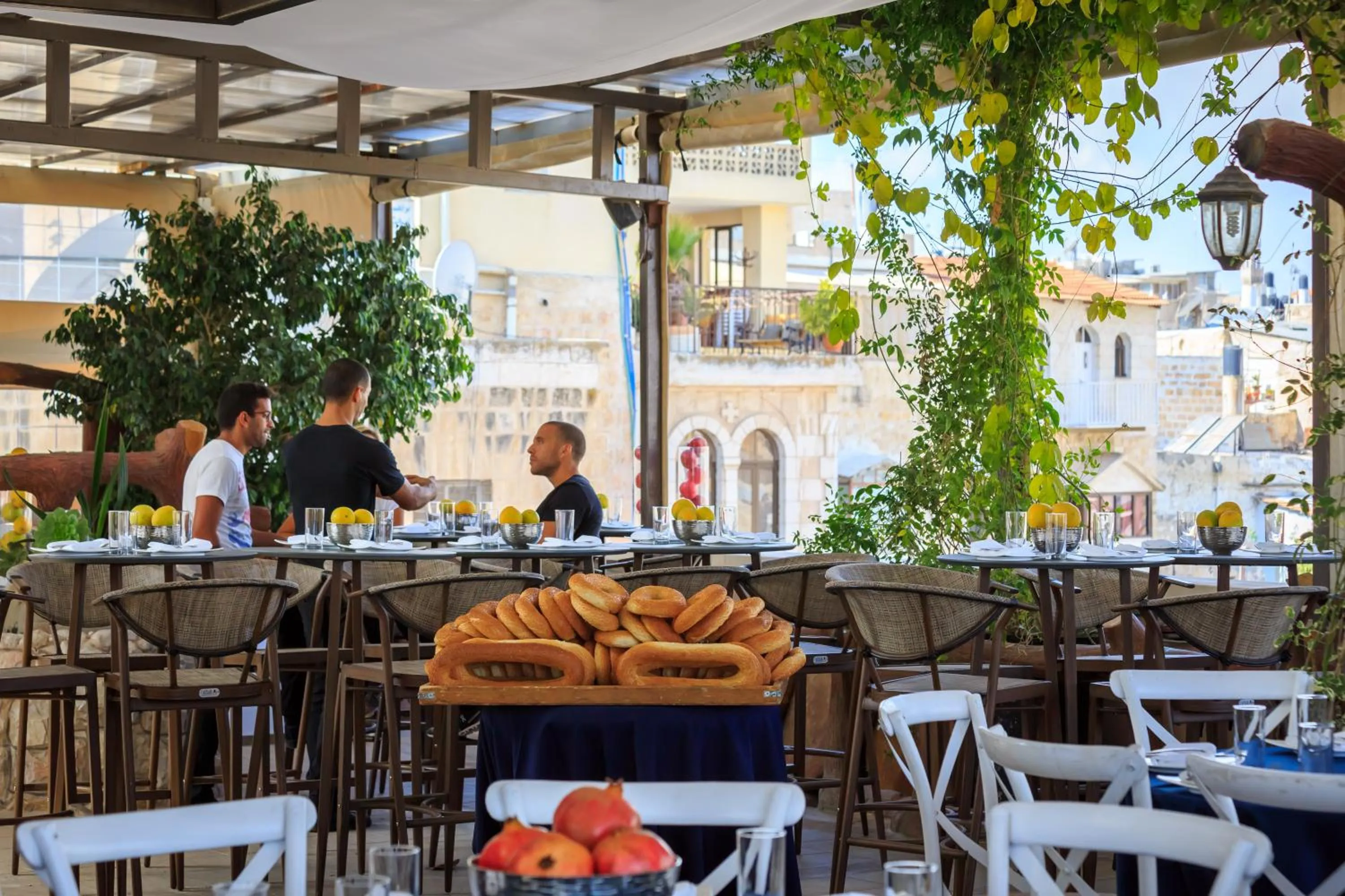 Food and drinks in Hashimi Hotel Old City Jerusalem