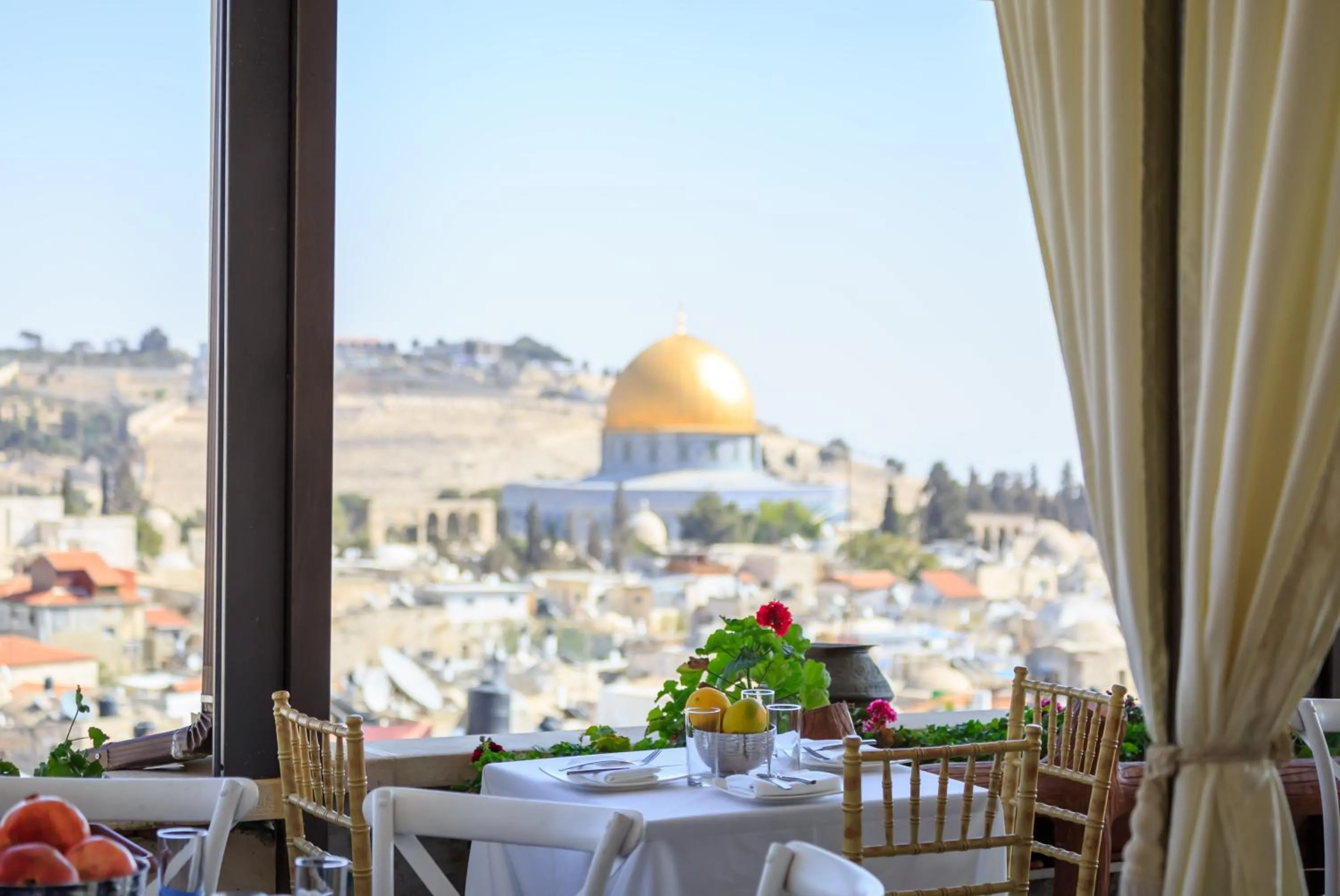 City view in Hashimi Hotel Old City Jerusalem