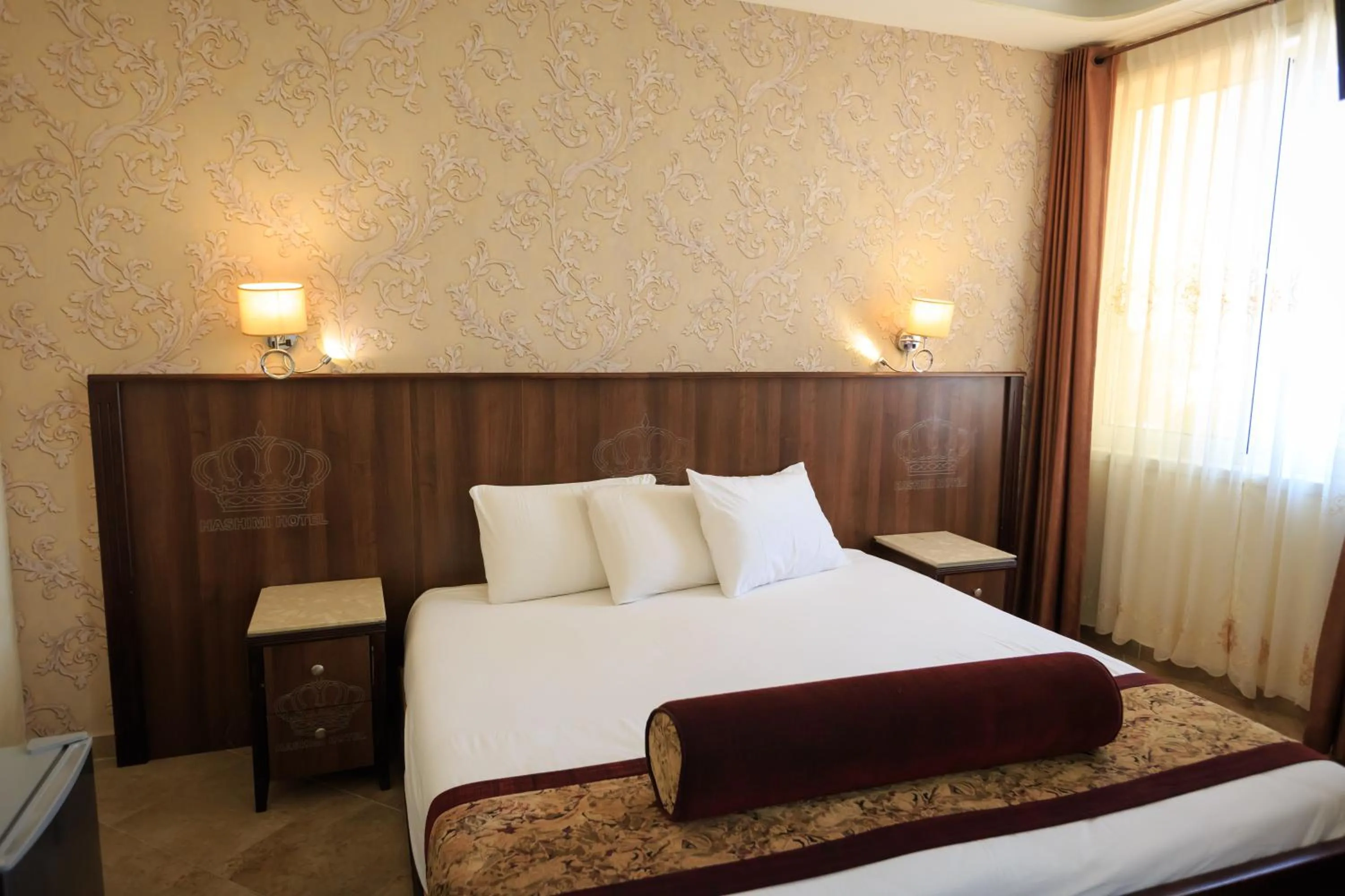 Bed in Hashimi Hotel Old City Jerusalem