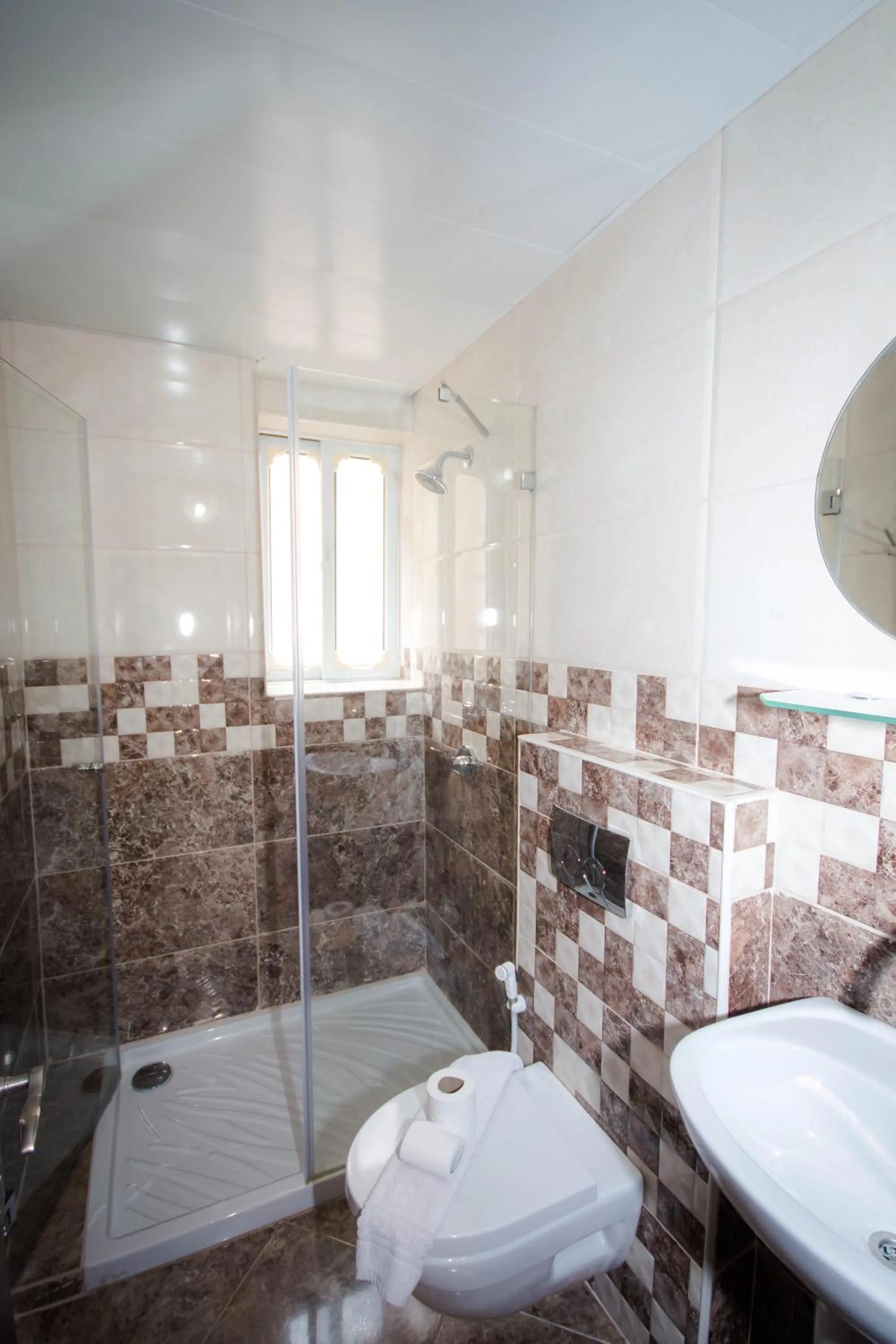 Bathroom in Hashimi Hotel Old City Jerusalem