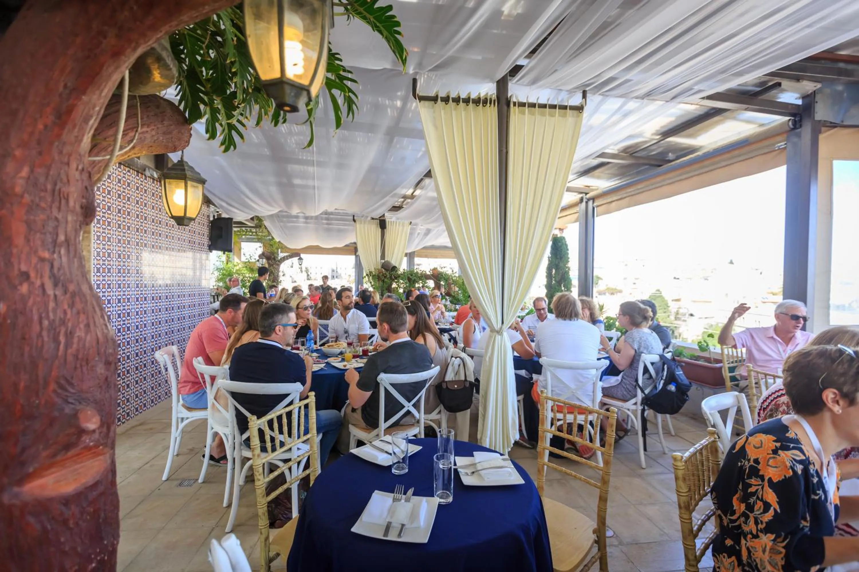 People in Hashimi Hotel Old City Jerusalem
