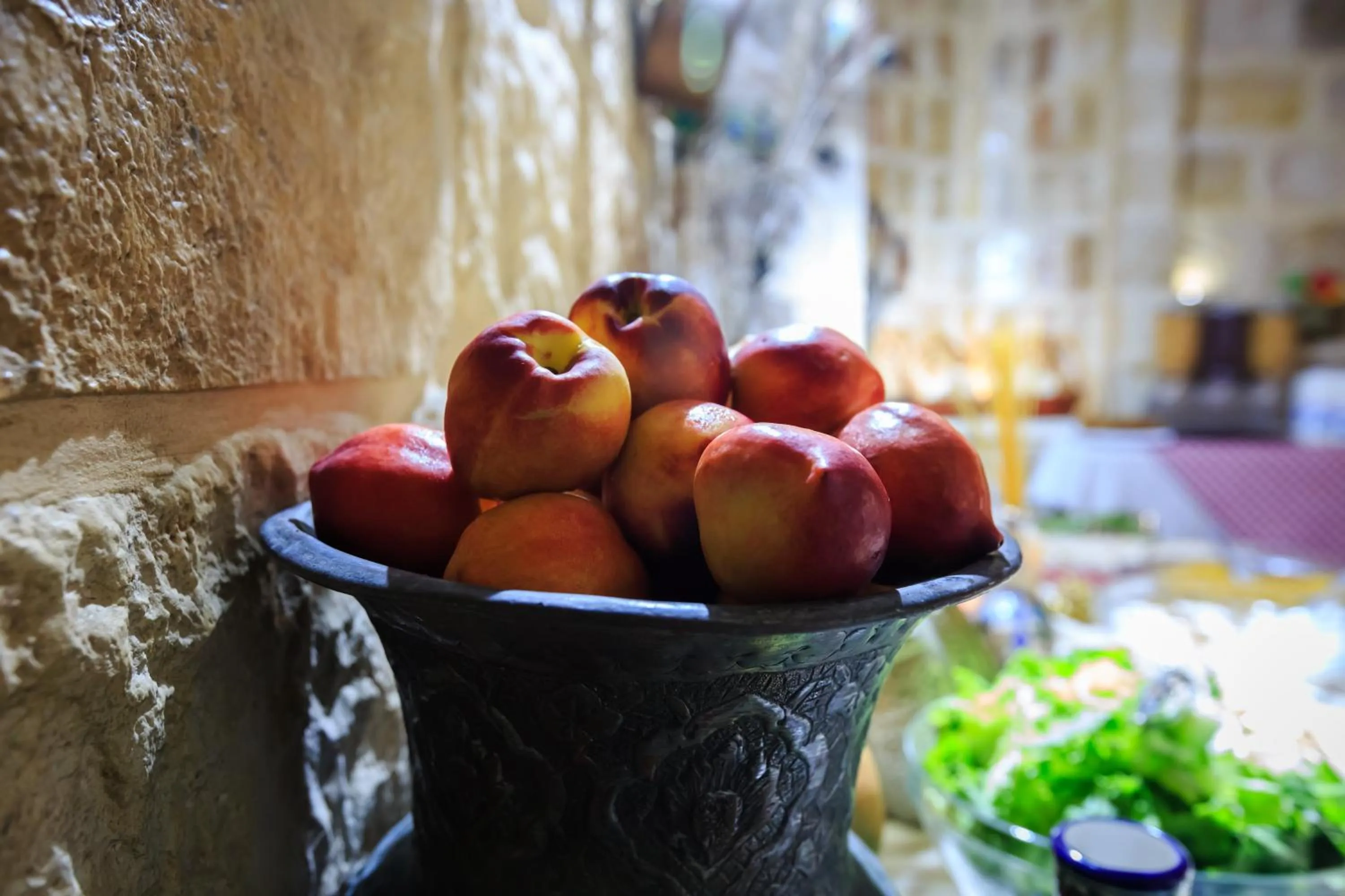 Food and drinks in Hashimi Hotel Old City Jerusalem