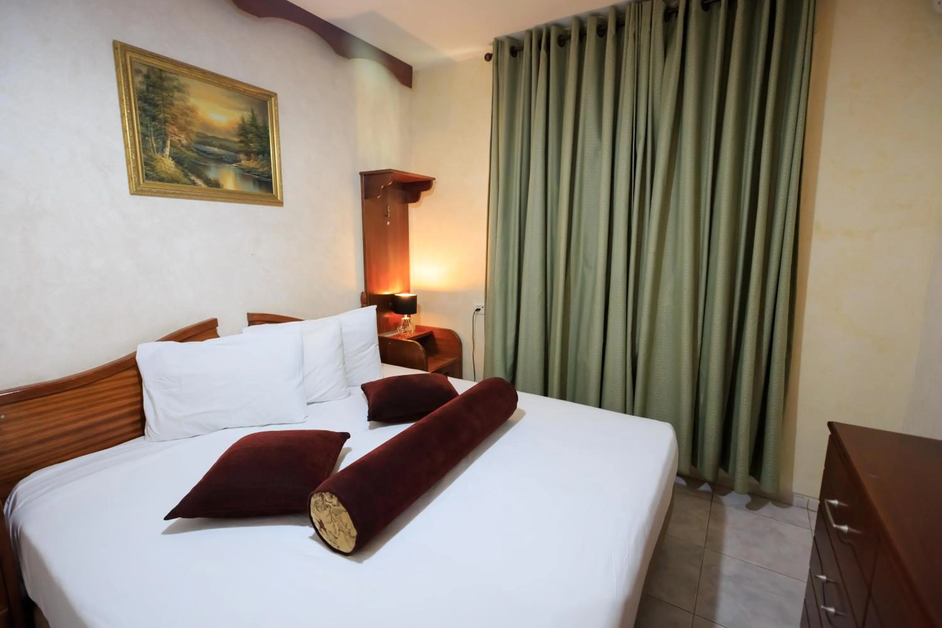 Bed in Hashimi Hotel Old City Jerusalem