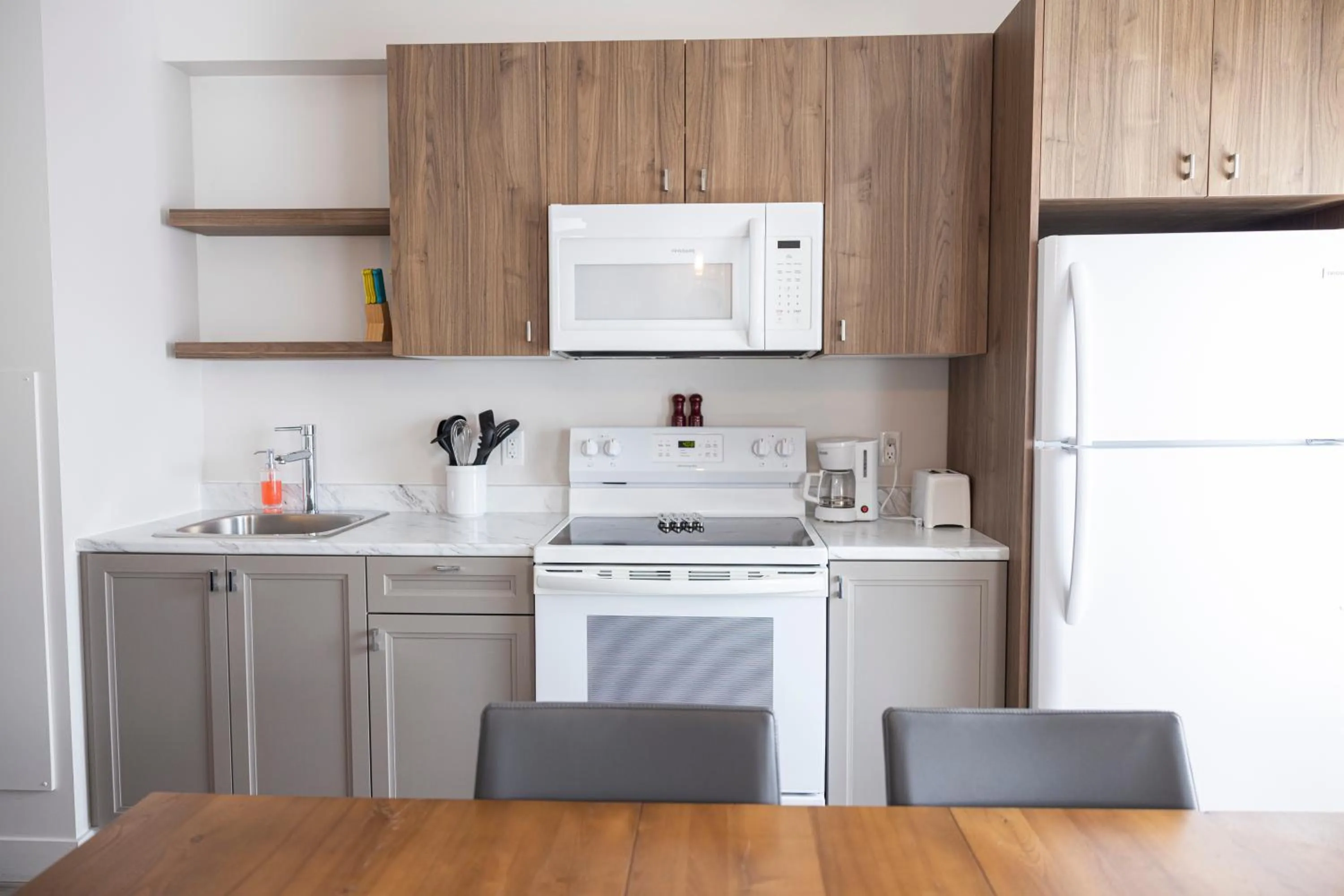 Kitchen or kitchenette in Le Central