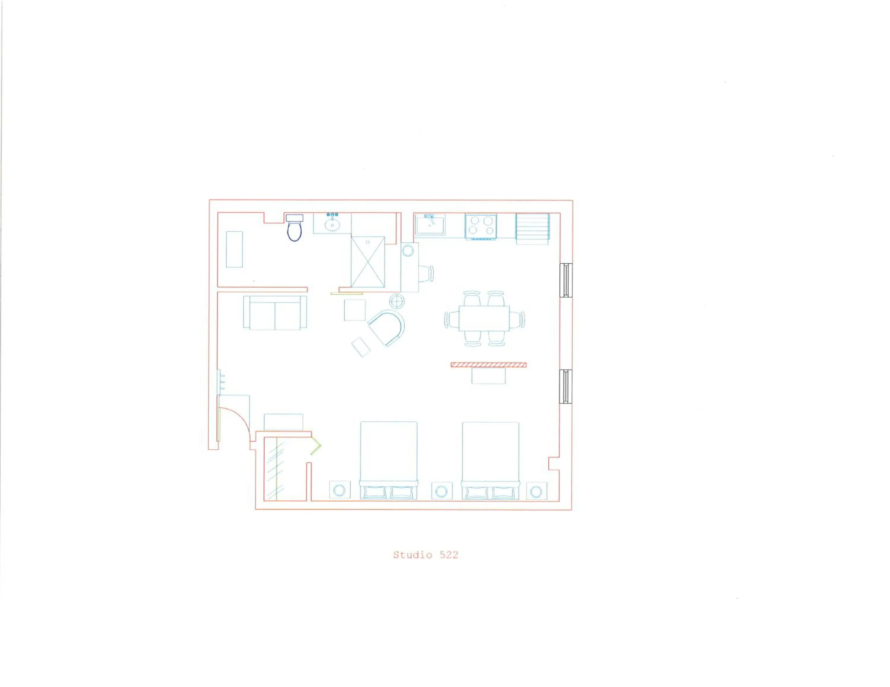 Floor plan in Le Central