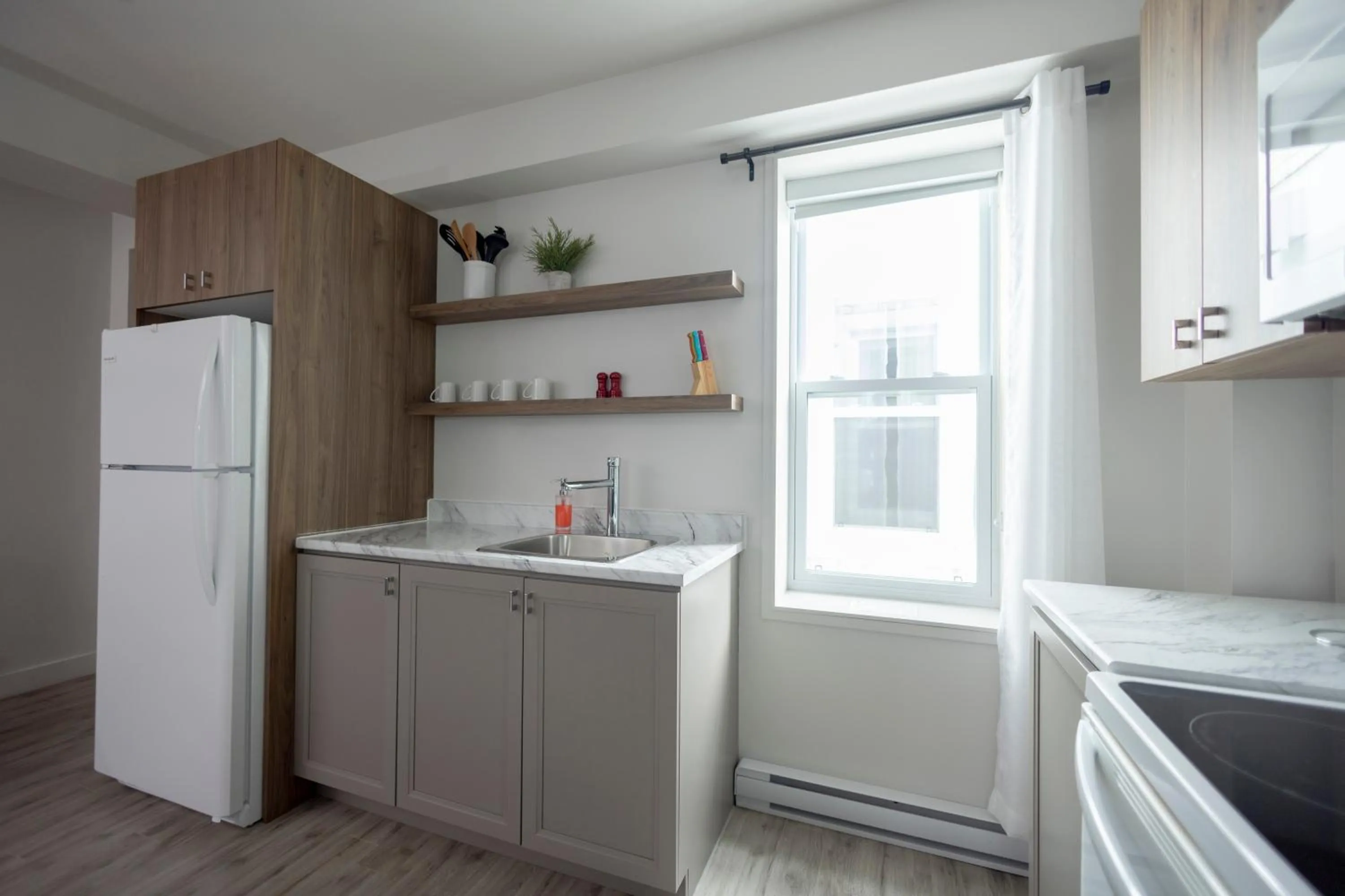 Kitchen or kitchenette in Le Central