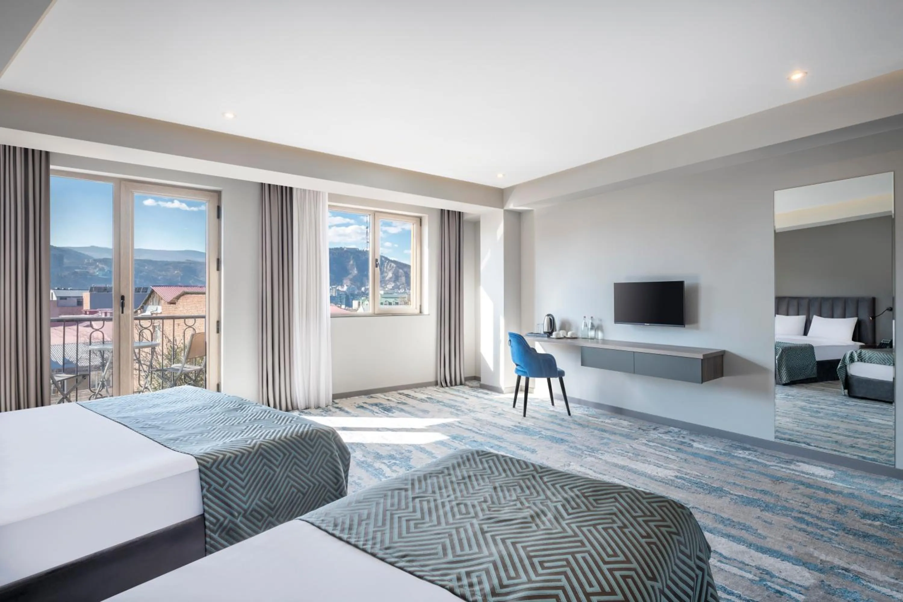 View (from property/room), Bed in Hotel Address 9D