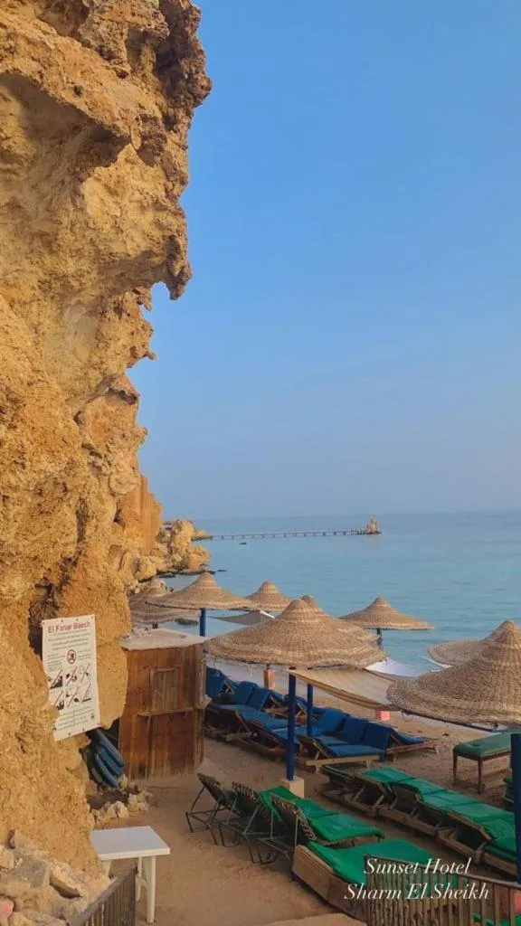 Beach in Sunset Hotel sharm El Sheikh