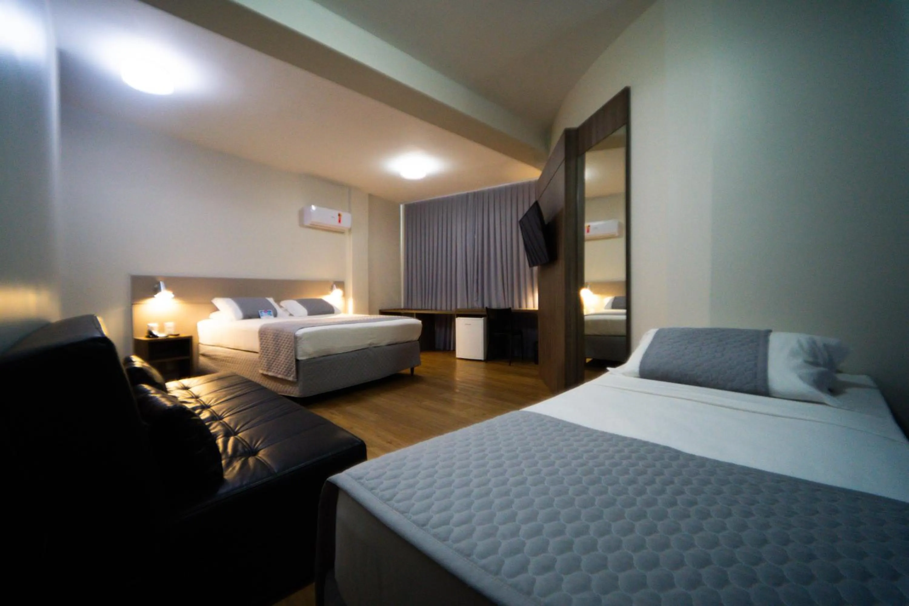 Bed in Hotel Valerim Itajaí / Navegantes