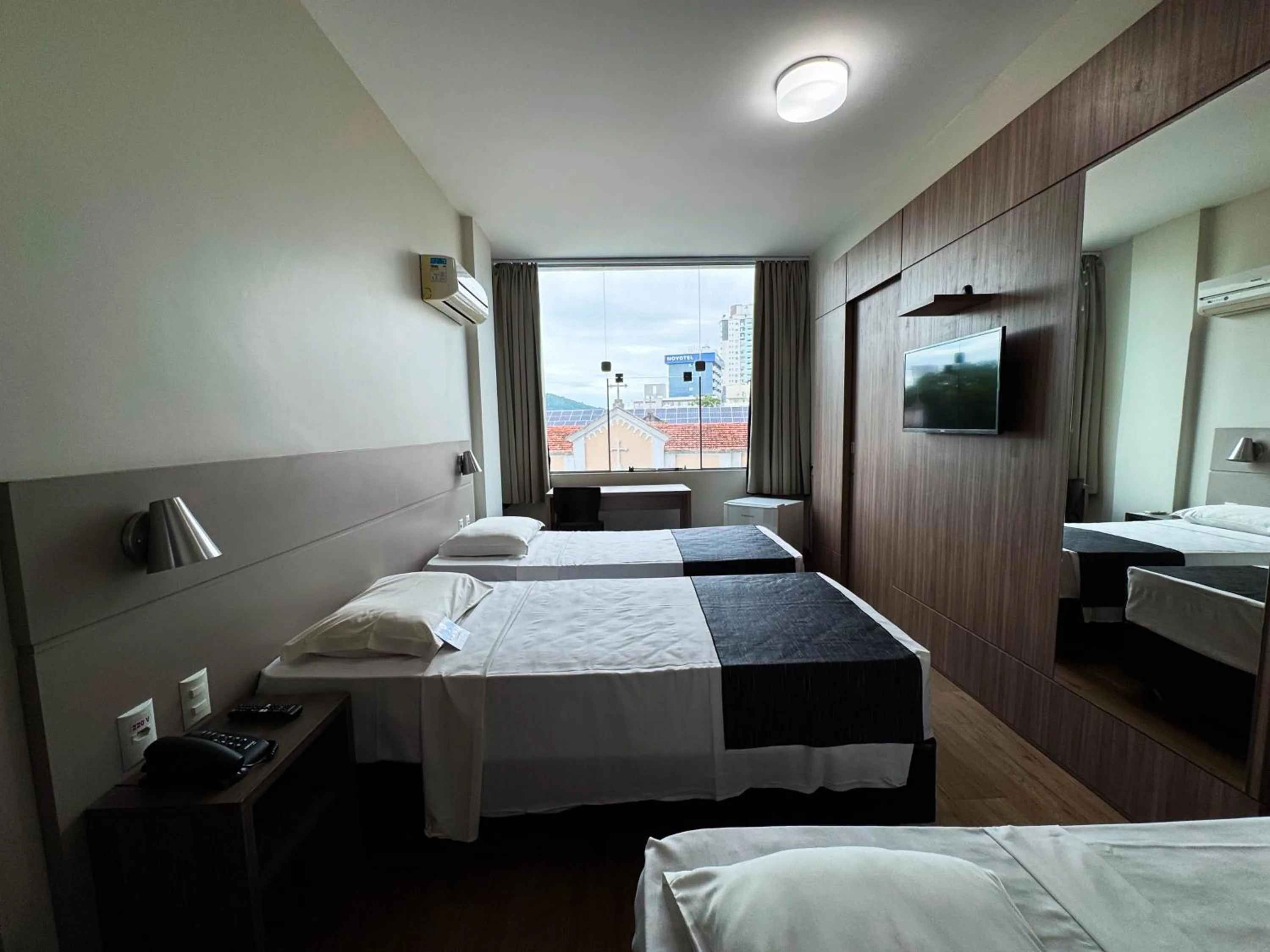 Bed in Hotel Valerim Itajaí / Navegantes