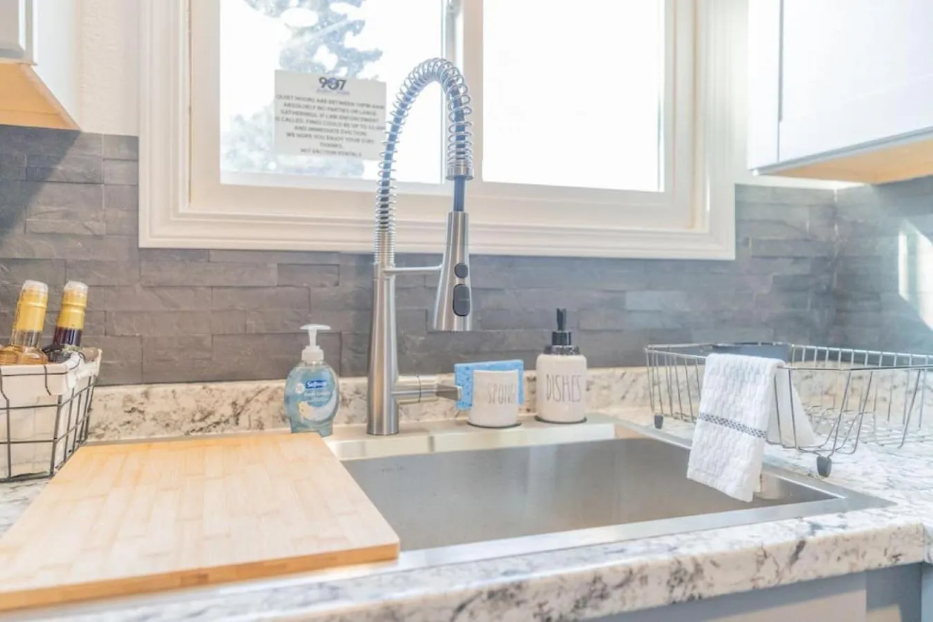 Kitchen or kitchenette in Executive Work Space With Modern Charm