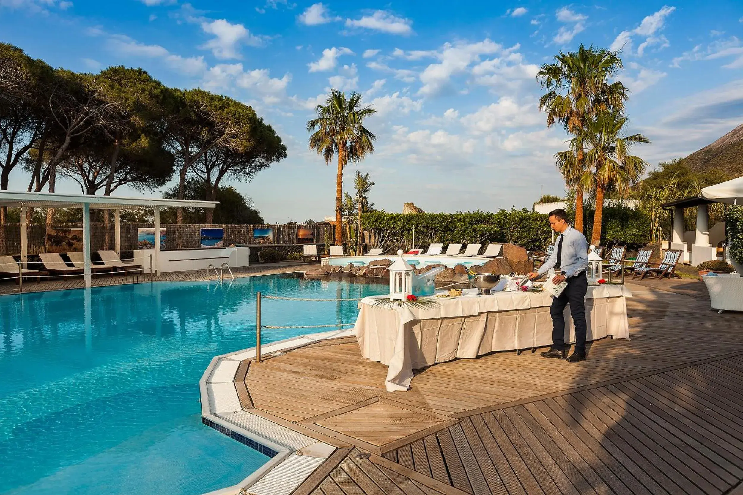 Staff, Swimming Pool in Hotel Orsa Maggiore