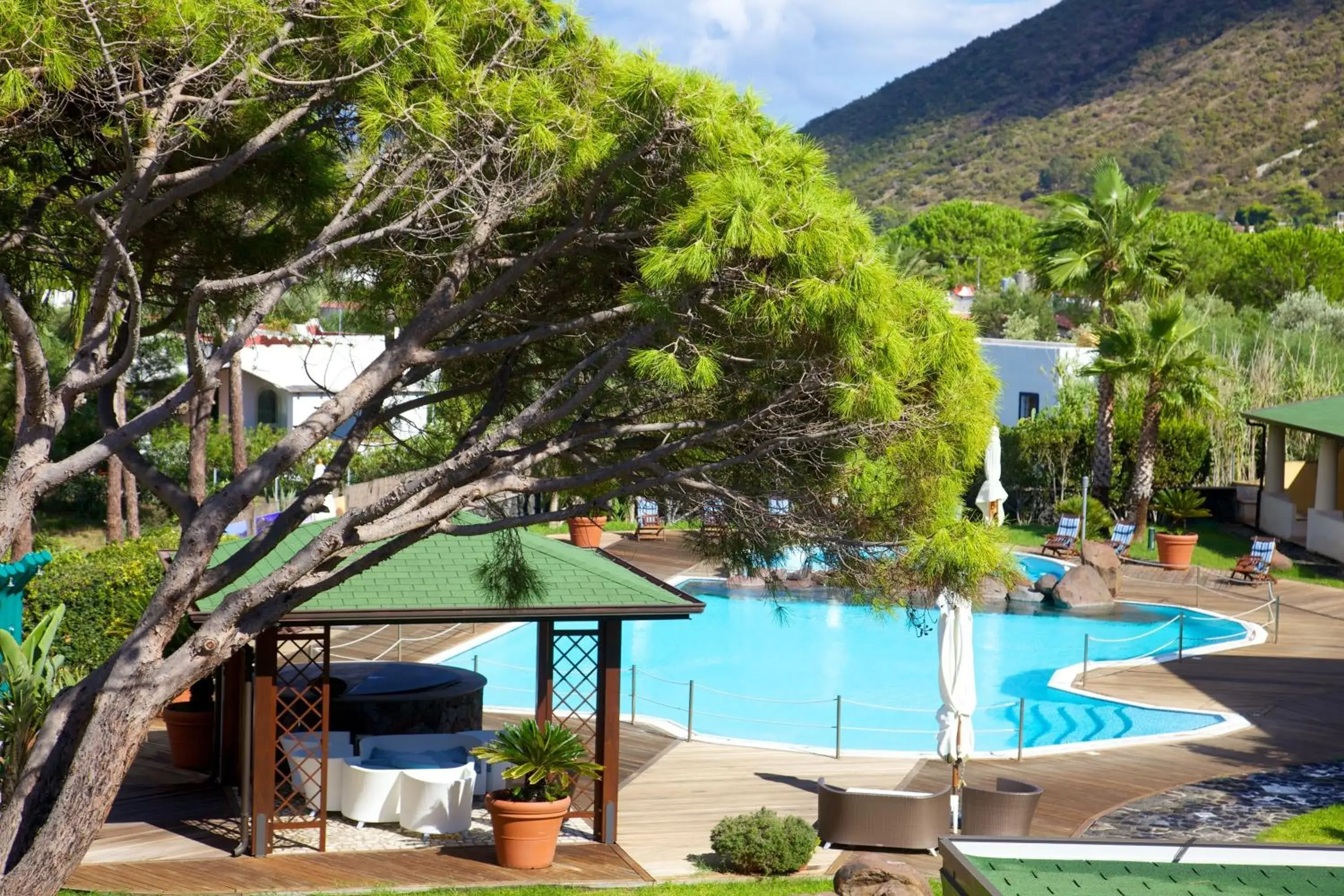 Decorative detail, Pool View in Hotel Orsa Maggiore