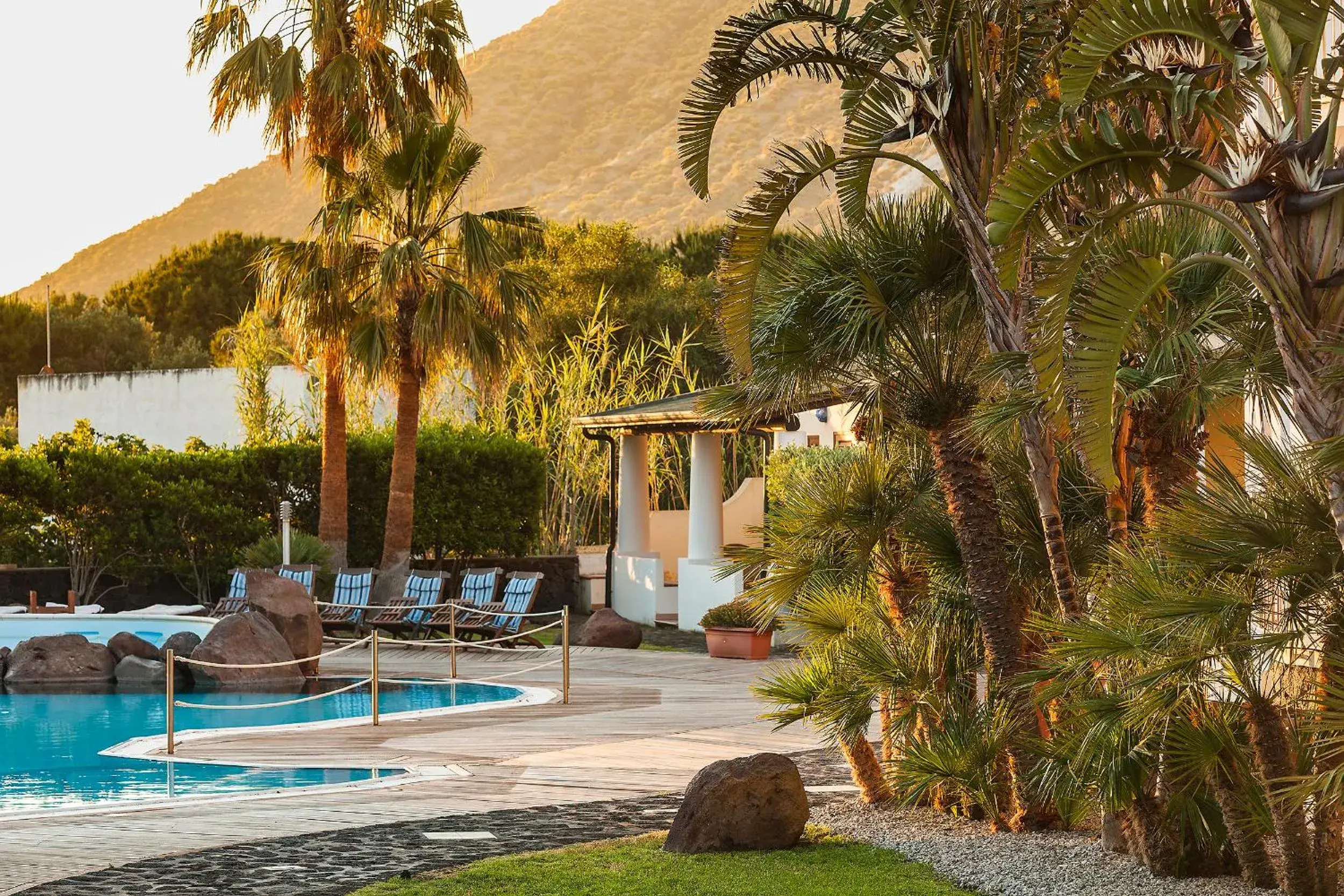 Garden, Swimming Pool in Hotel Orsa Maggiore