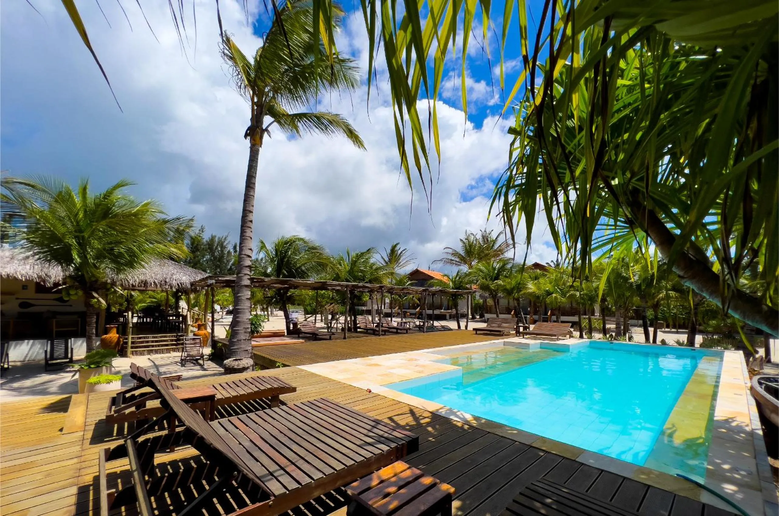 Pool view in Pousada Luna - D3 Experience - Preá, CE