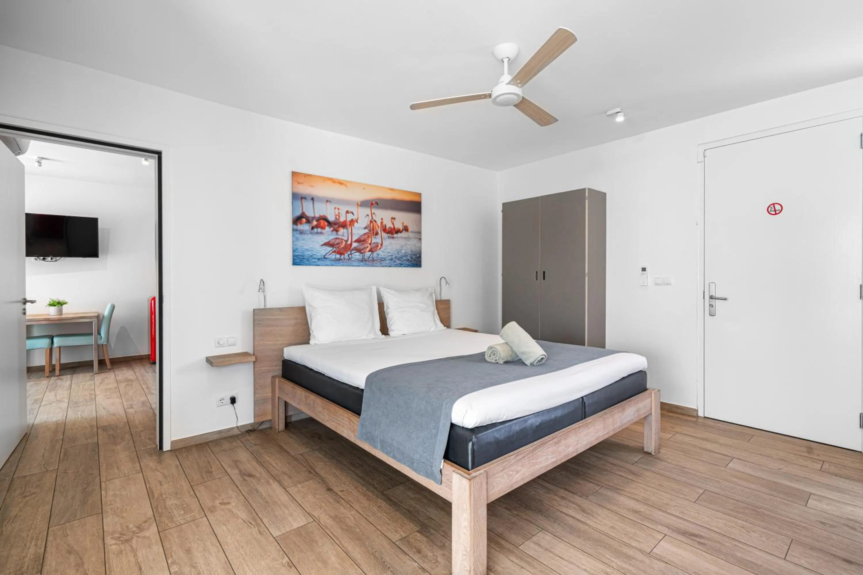 Bed in Chogogo Dive & Beach Resort Bonaire