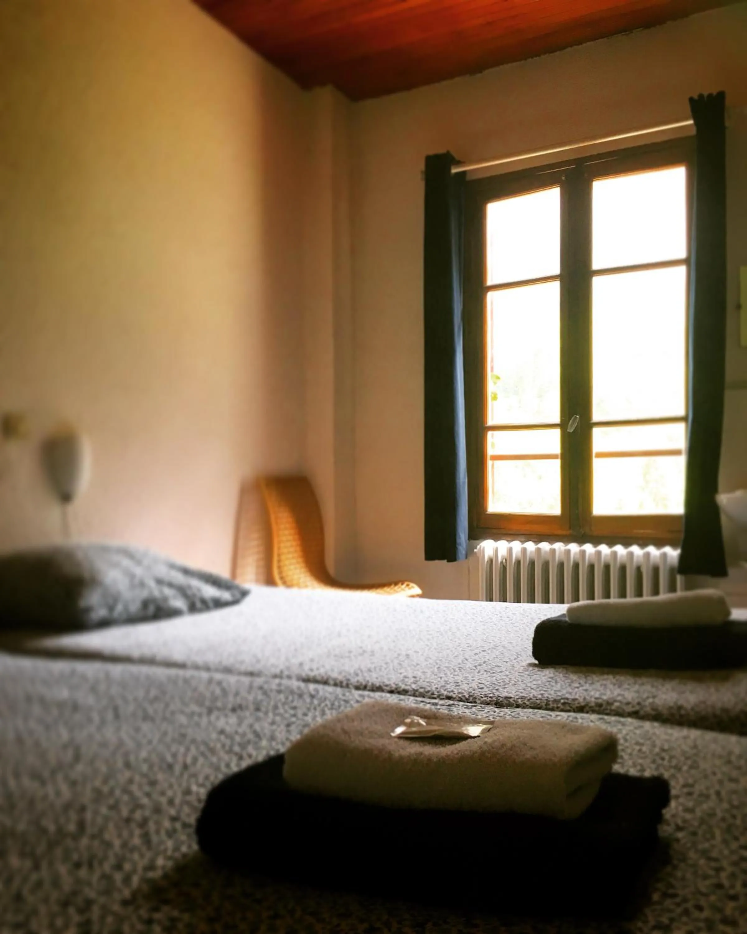 Bed in Hotel Au Bon Accueil