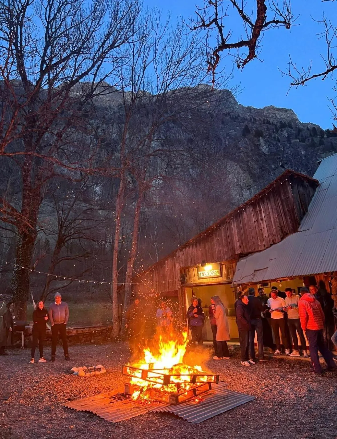 Garden in Hotel Au Bon Accueil