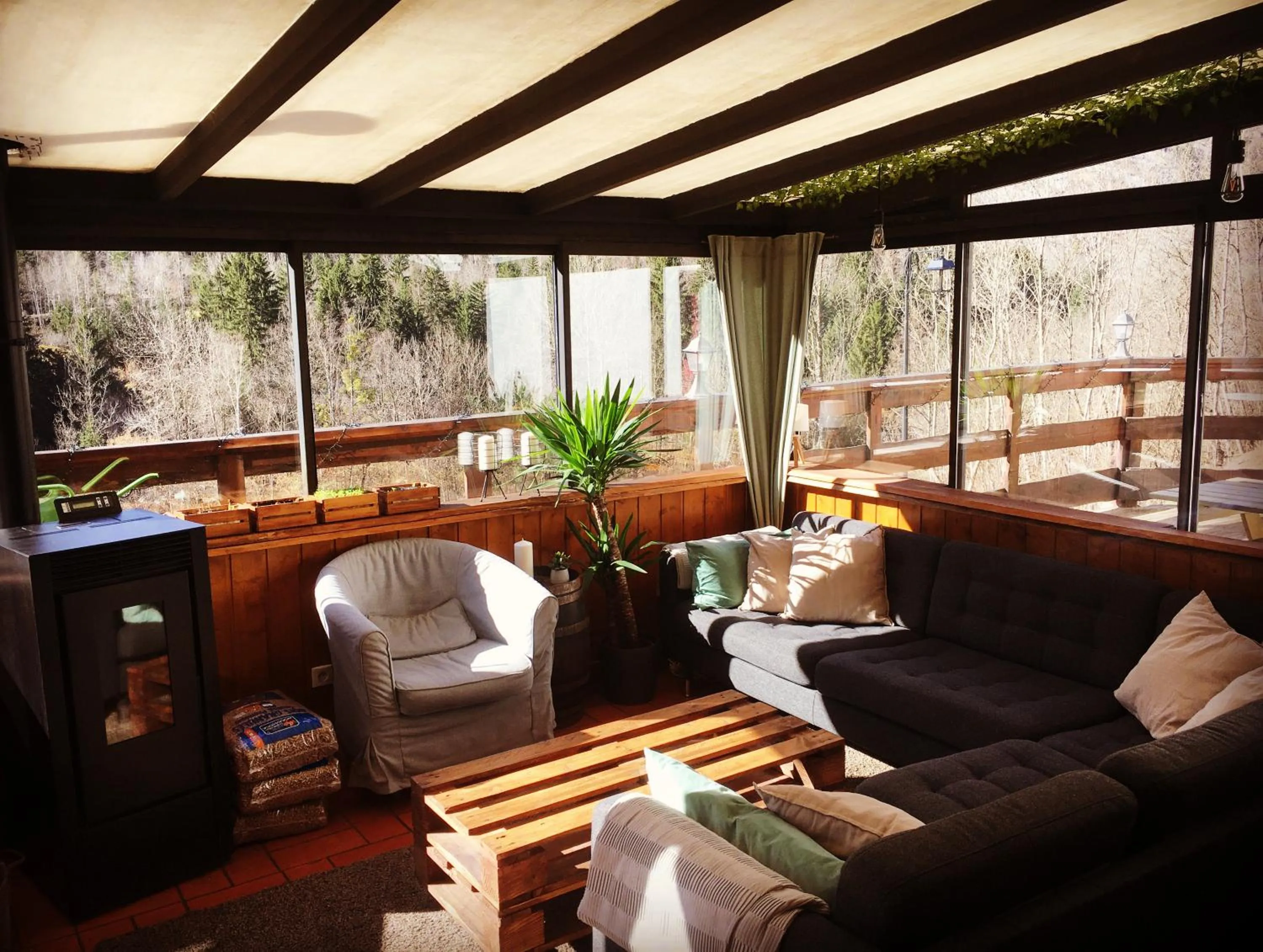 Living room in Hotel Au Bon Accueil