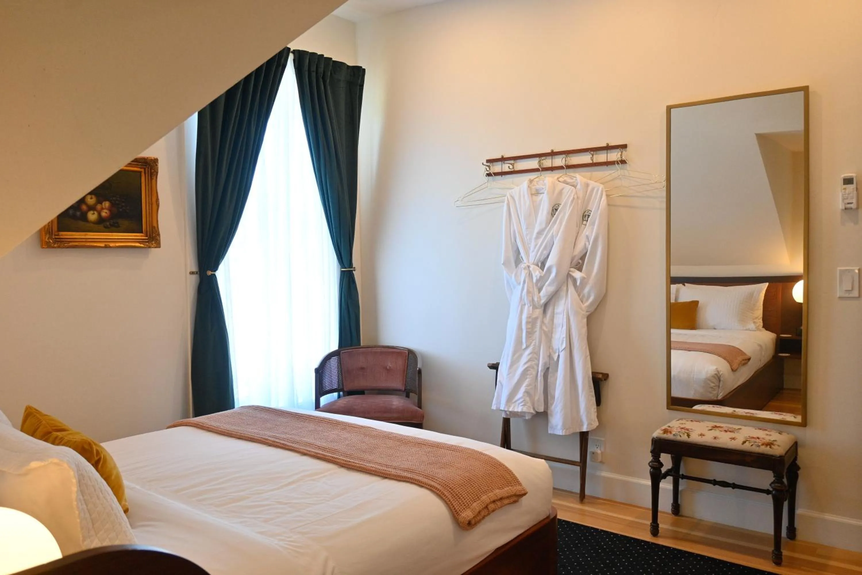 Bed in Nicholson House at Beaujolais