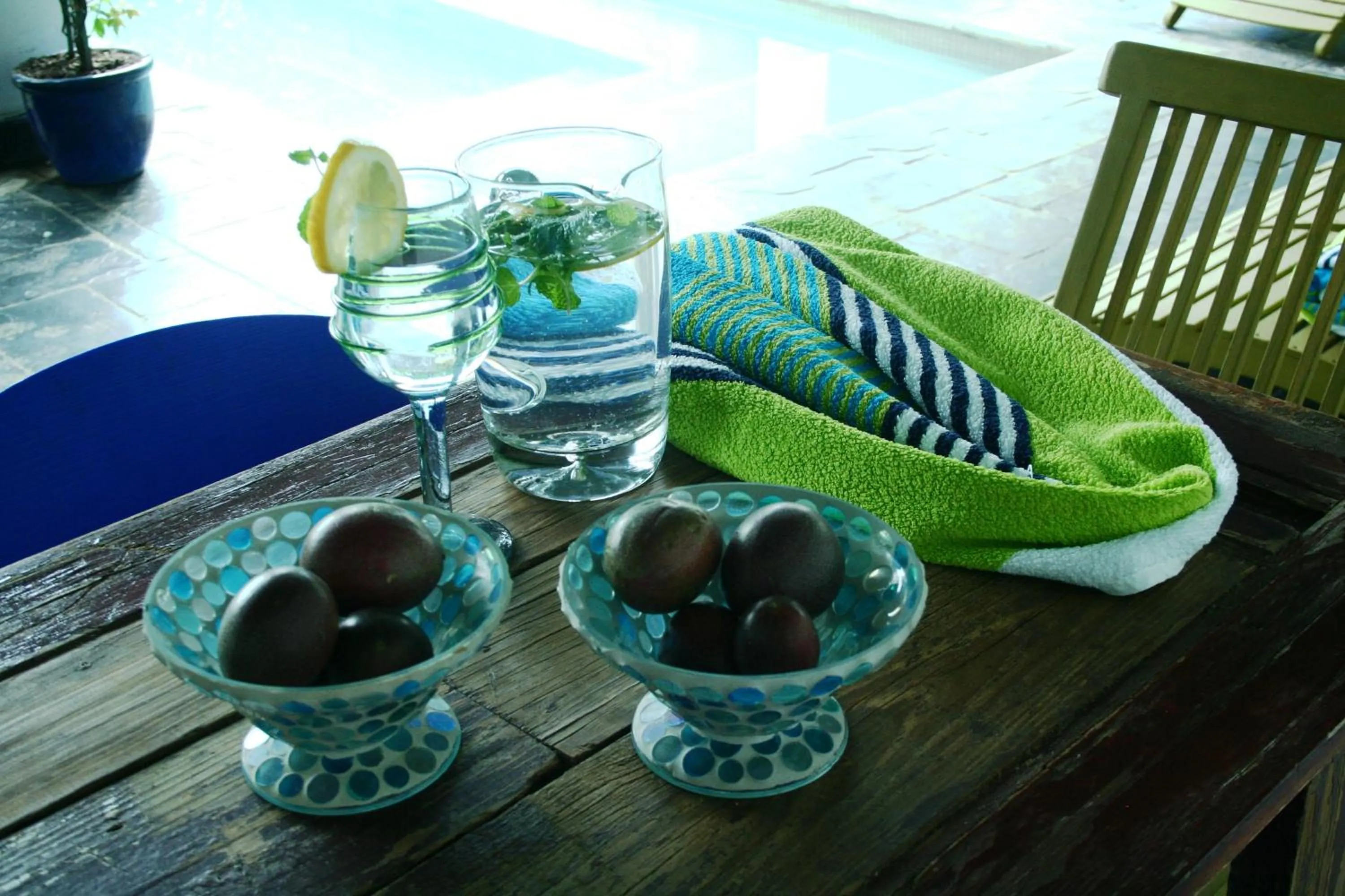 Swimming pool in Boord Guest House