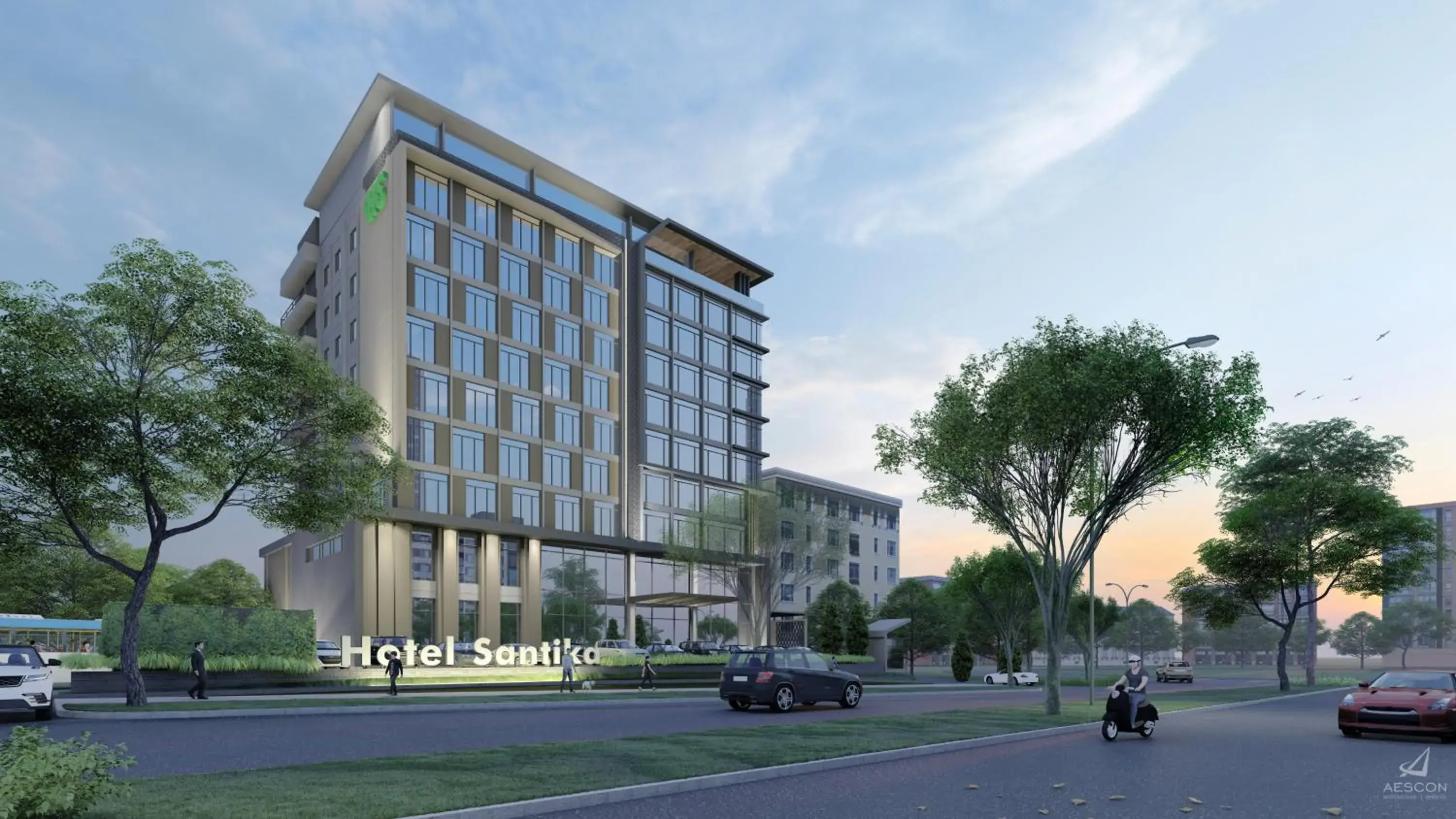 Facade/entrance in Hotel Santika Batam Facade/entrance in Hotel Santika Batam