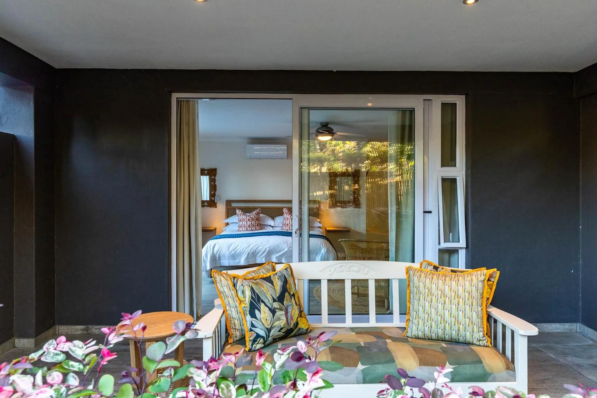 Patio, Bed in Dune Beach House