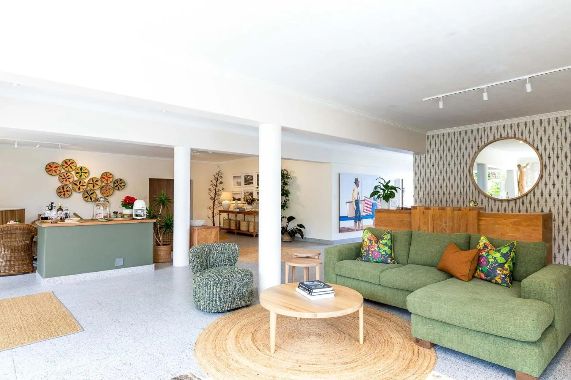 Living room in Dune Beach House