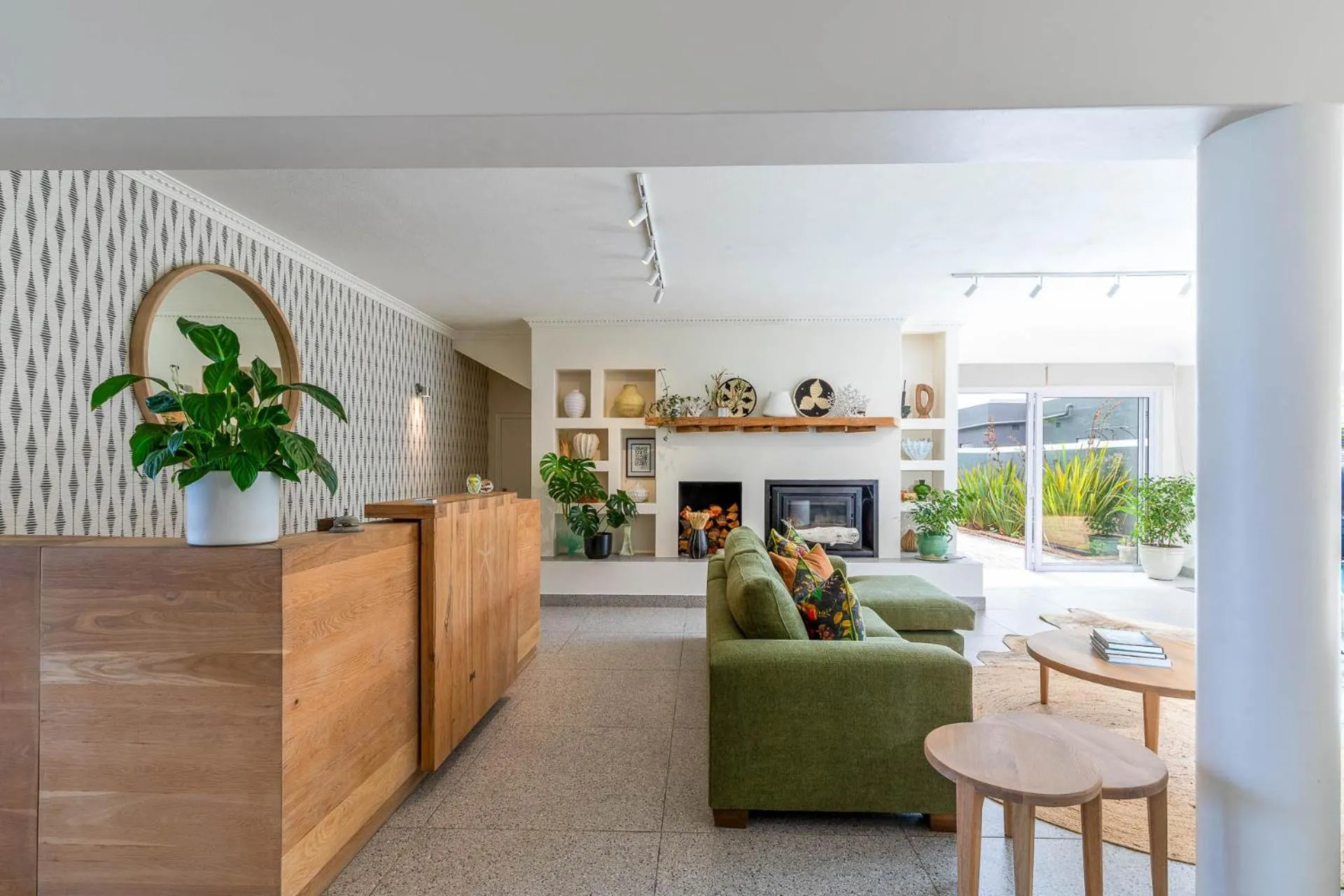 Living room in Dune Beach House