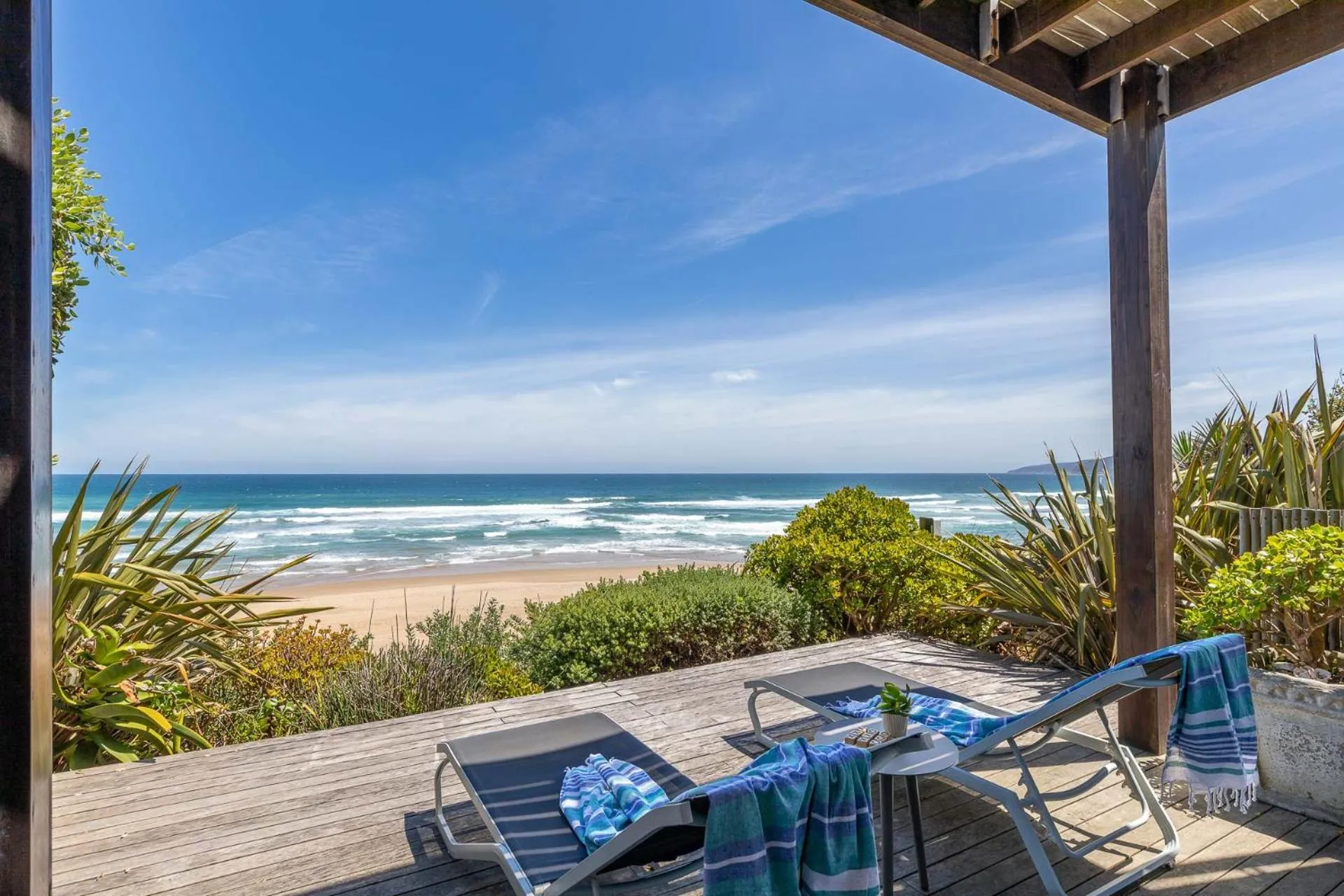Patio in Dune Beach House