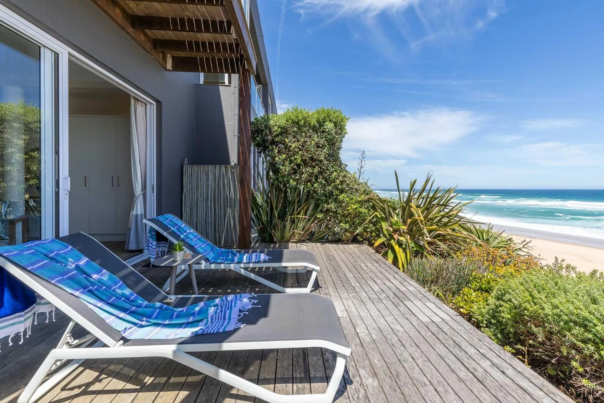 Patio in Dune Beach House