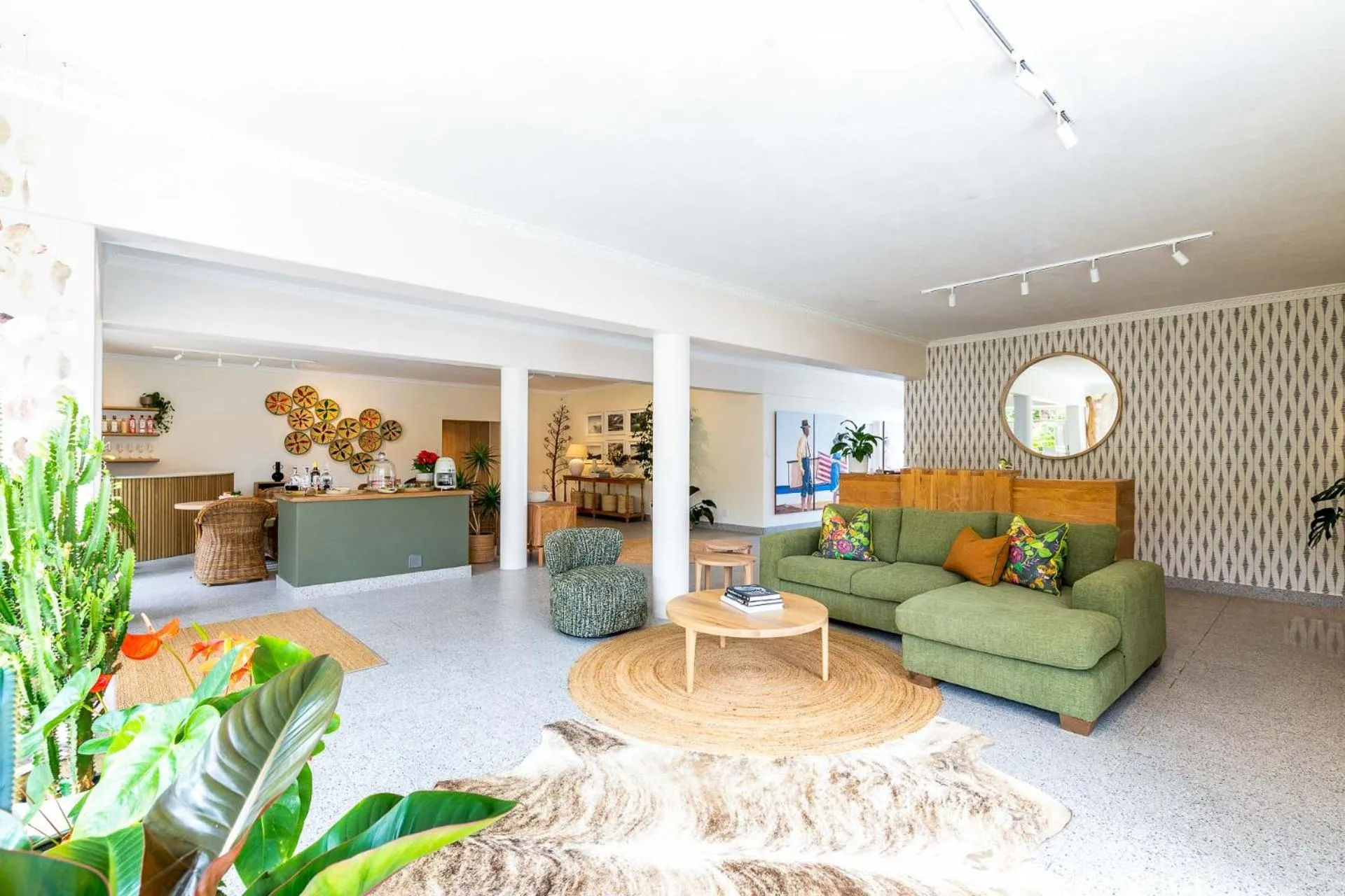 Living room in Dune Beach House