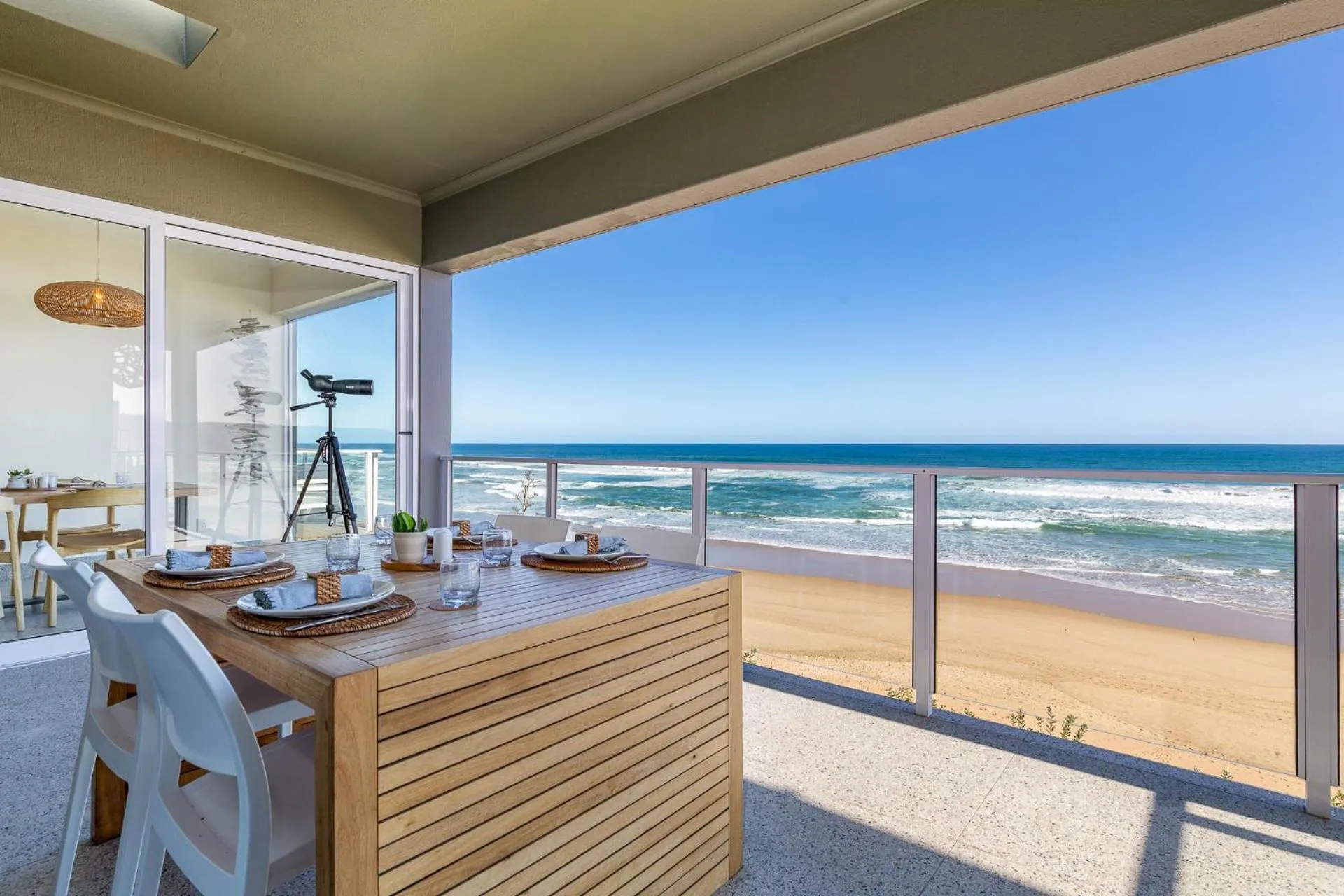 Patio in Dune Beach House