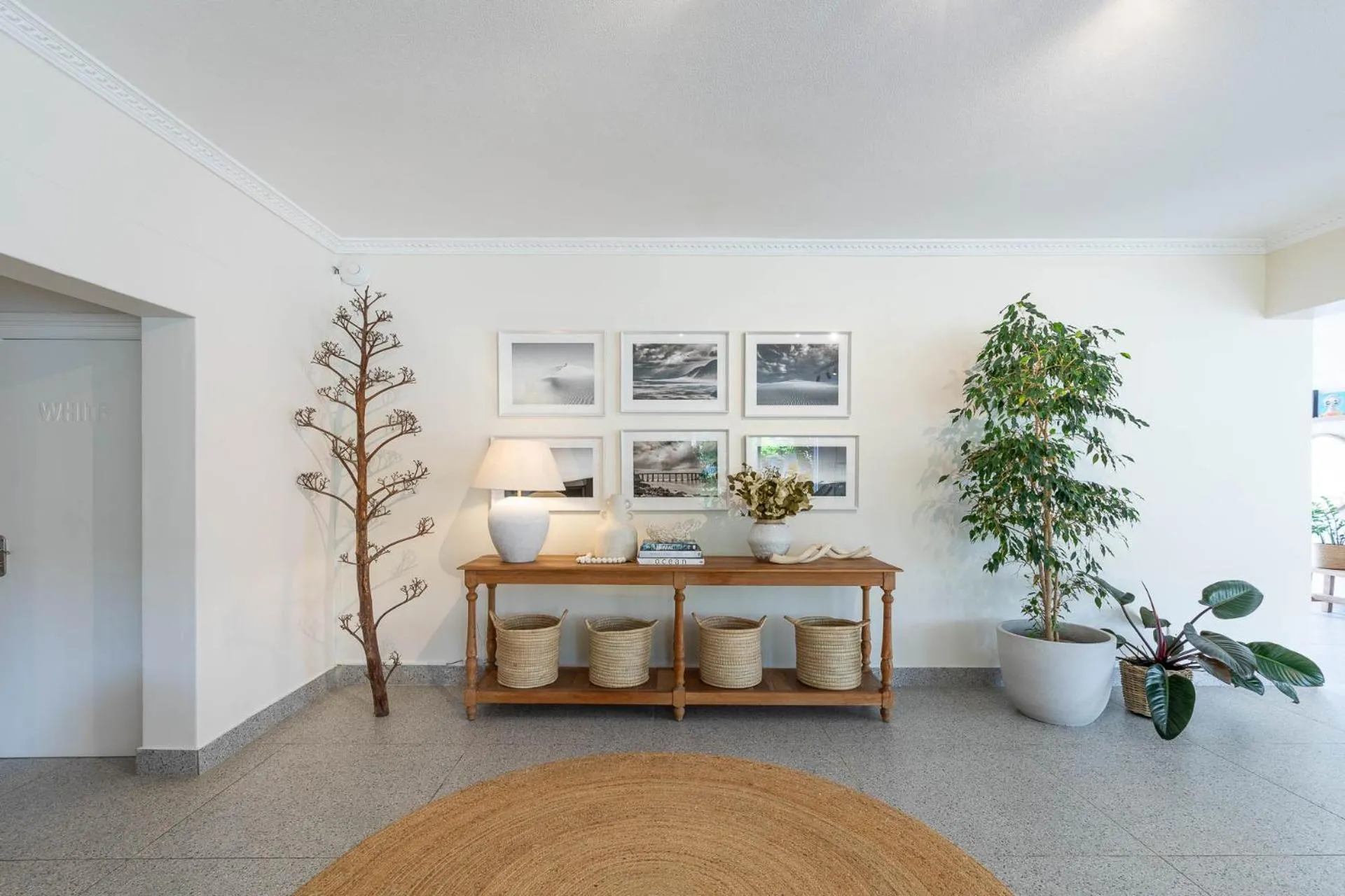 Living room in Dune Beach House