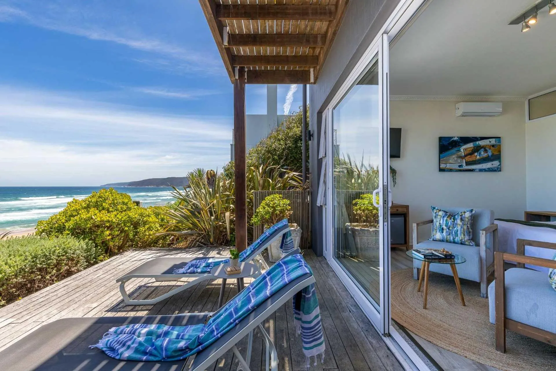 Patio in Dune Beach House