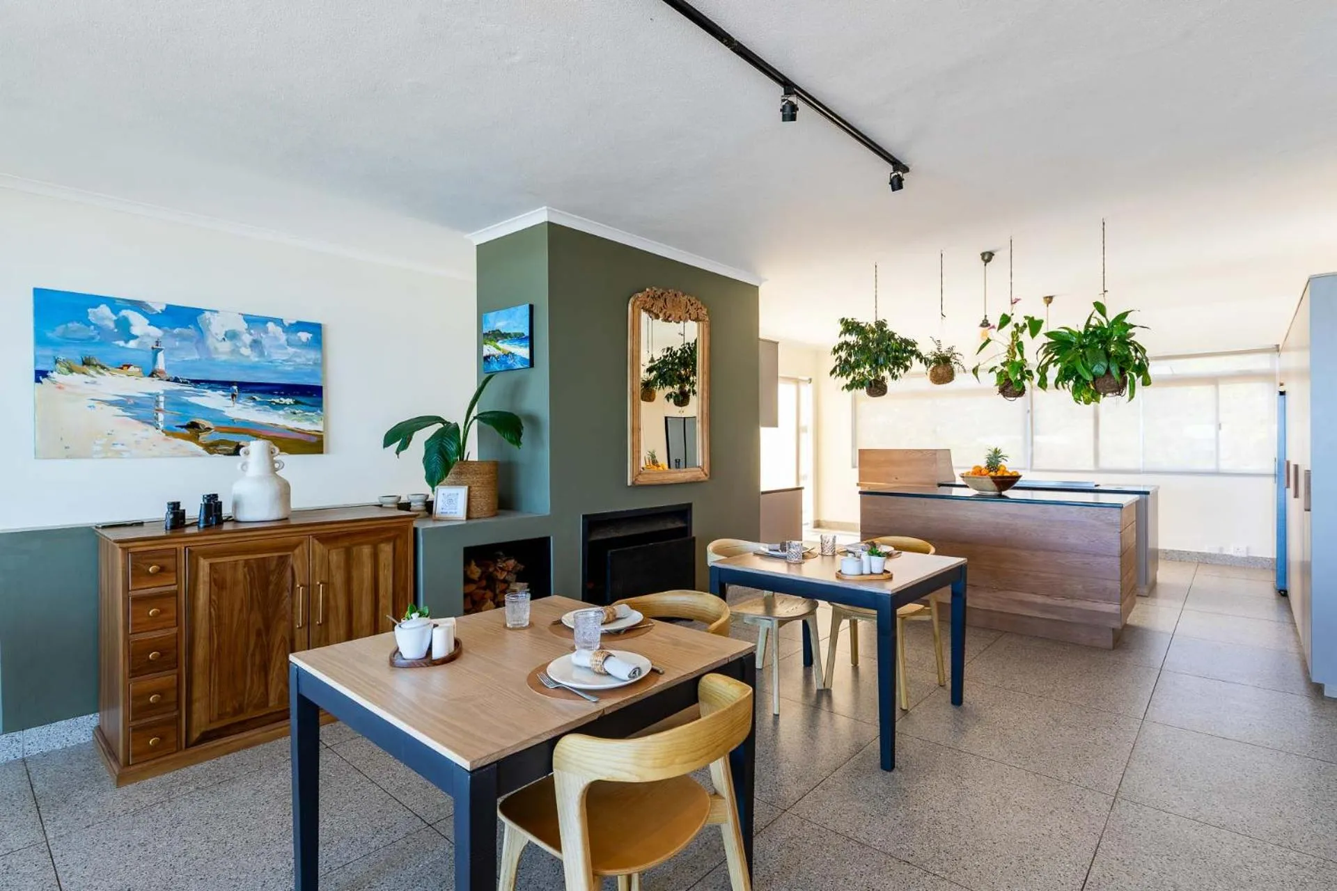 Living room in Dune Beach House