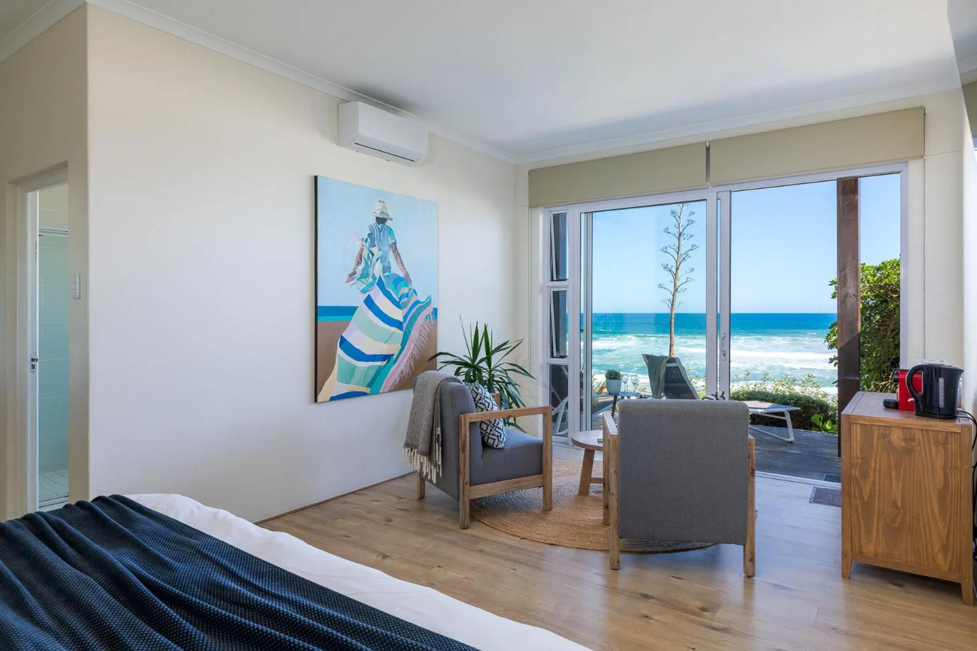 Seating area in Dune Beach House