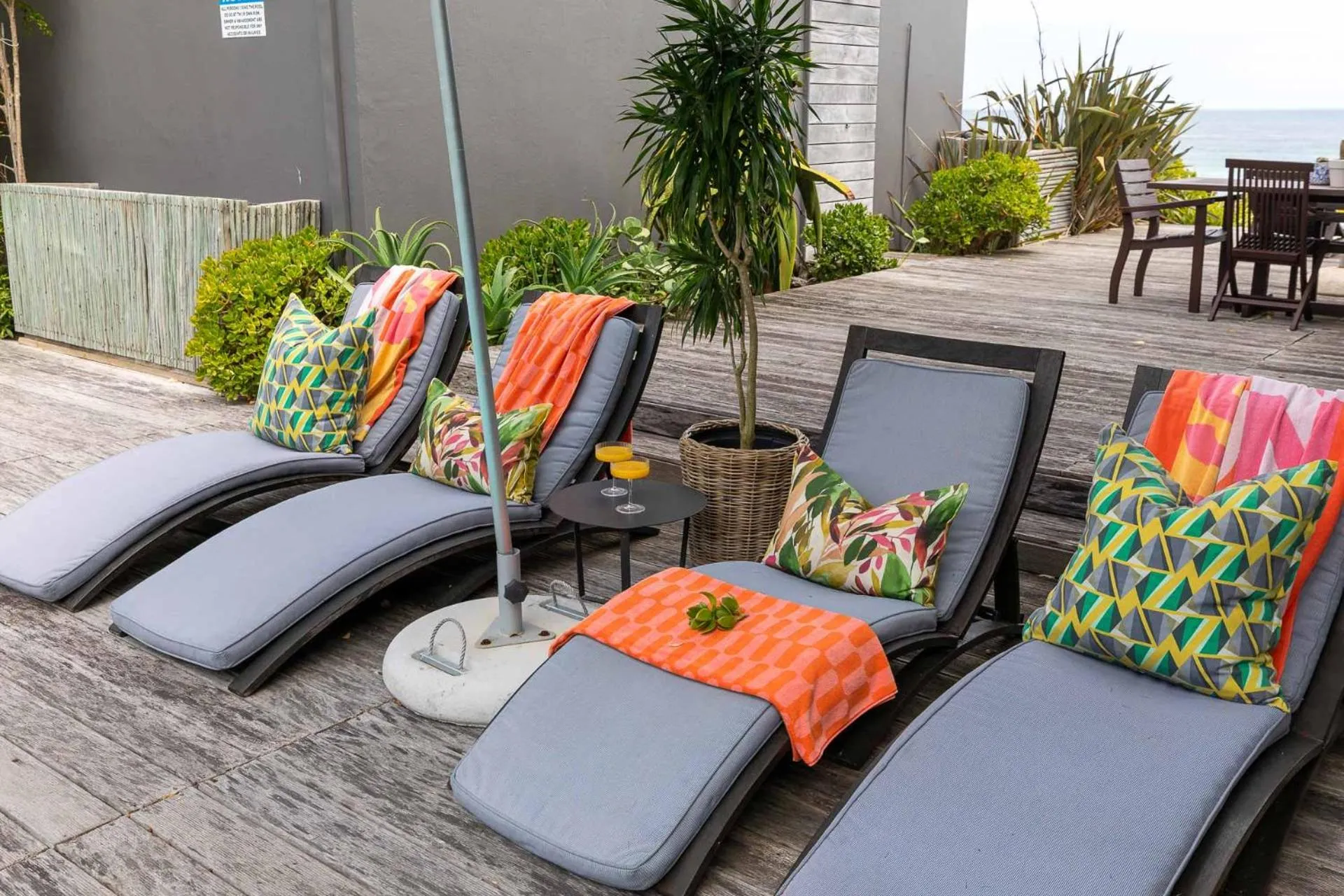Patio in Dune Beach House