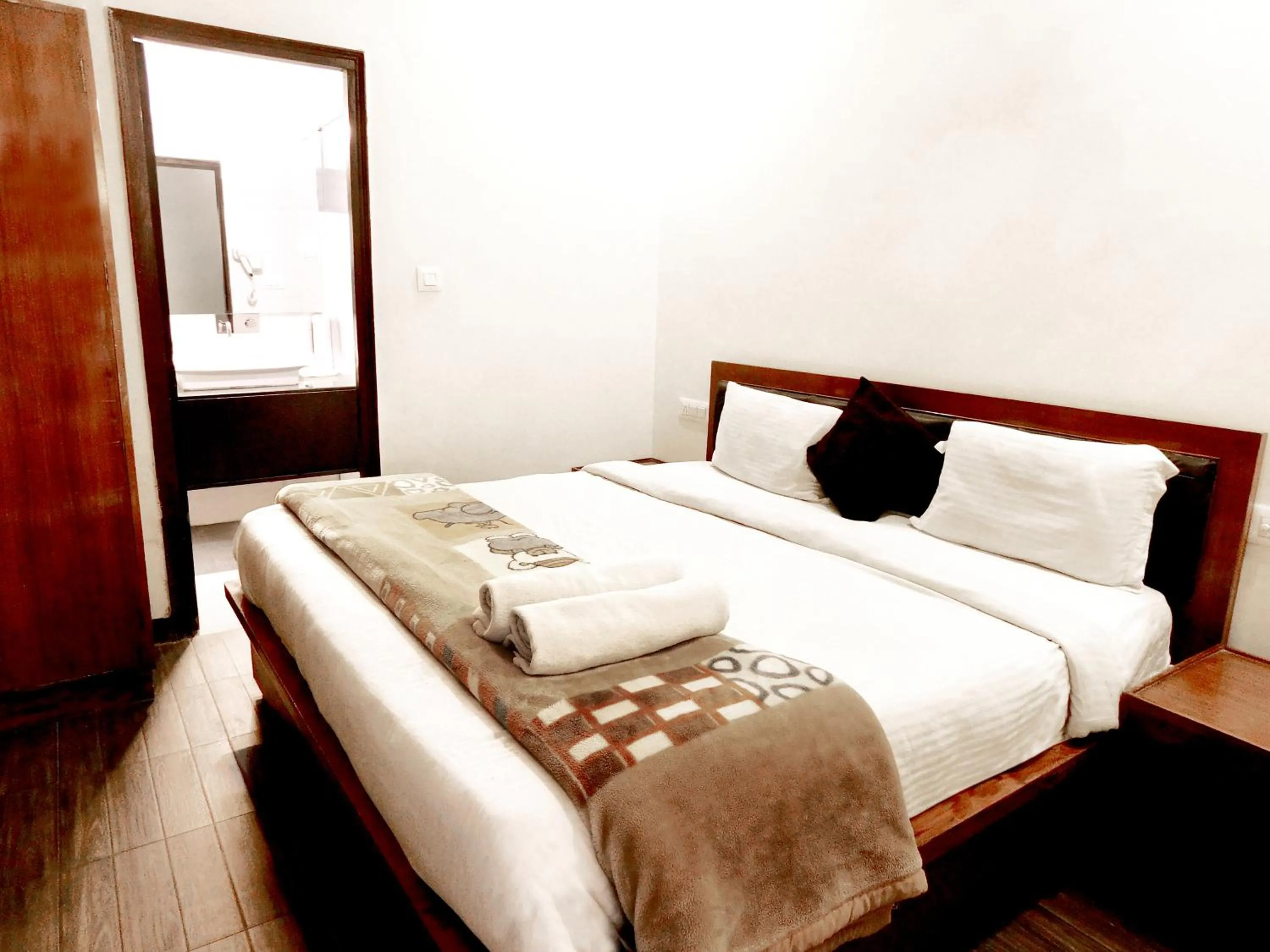 Bed in Hotel Crystal Palace