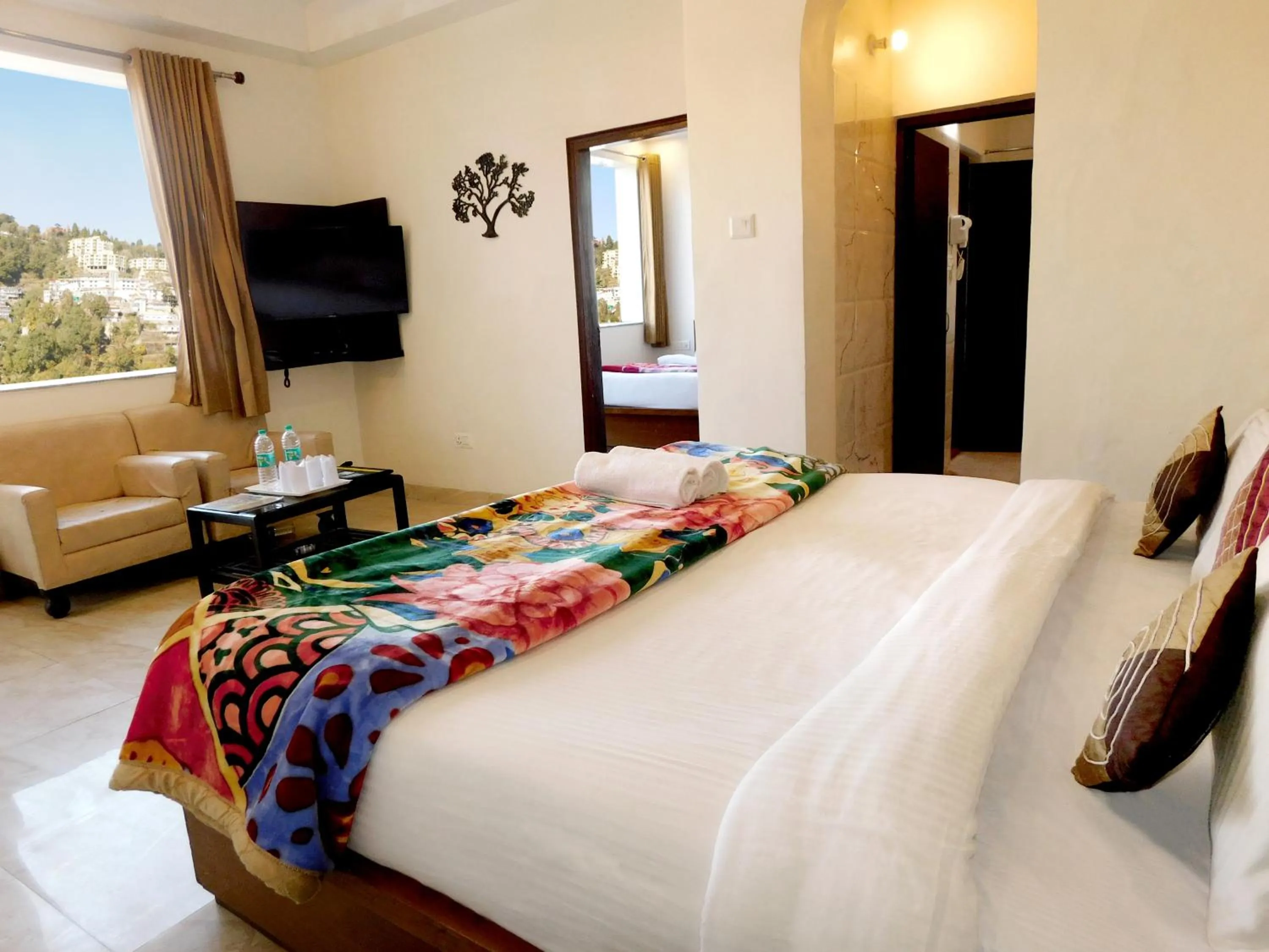 Bed in Hotel Crystal Palace