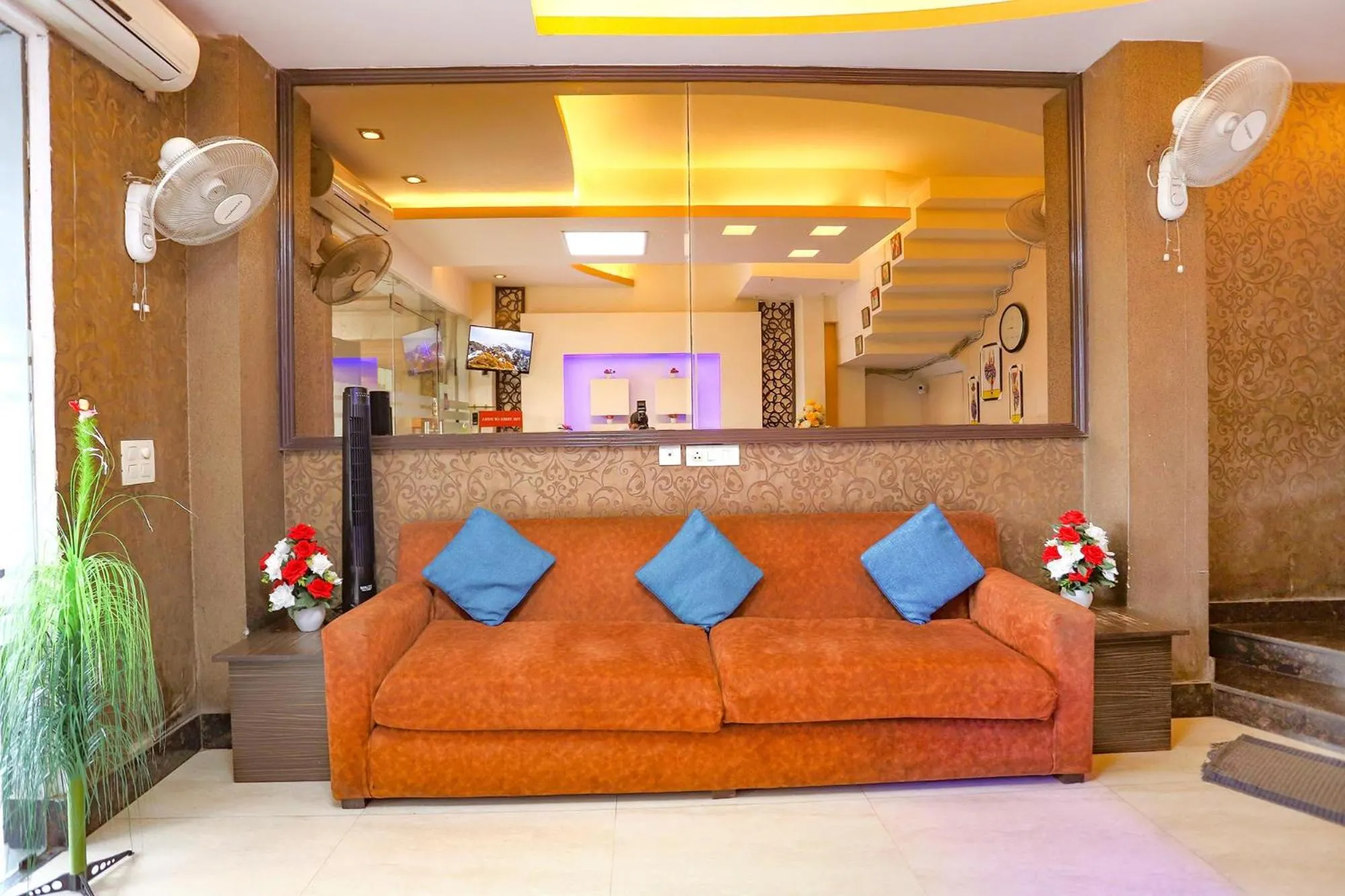 Seating area in Via The Paradise - Nr Apollo Hospital