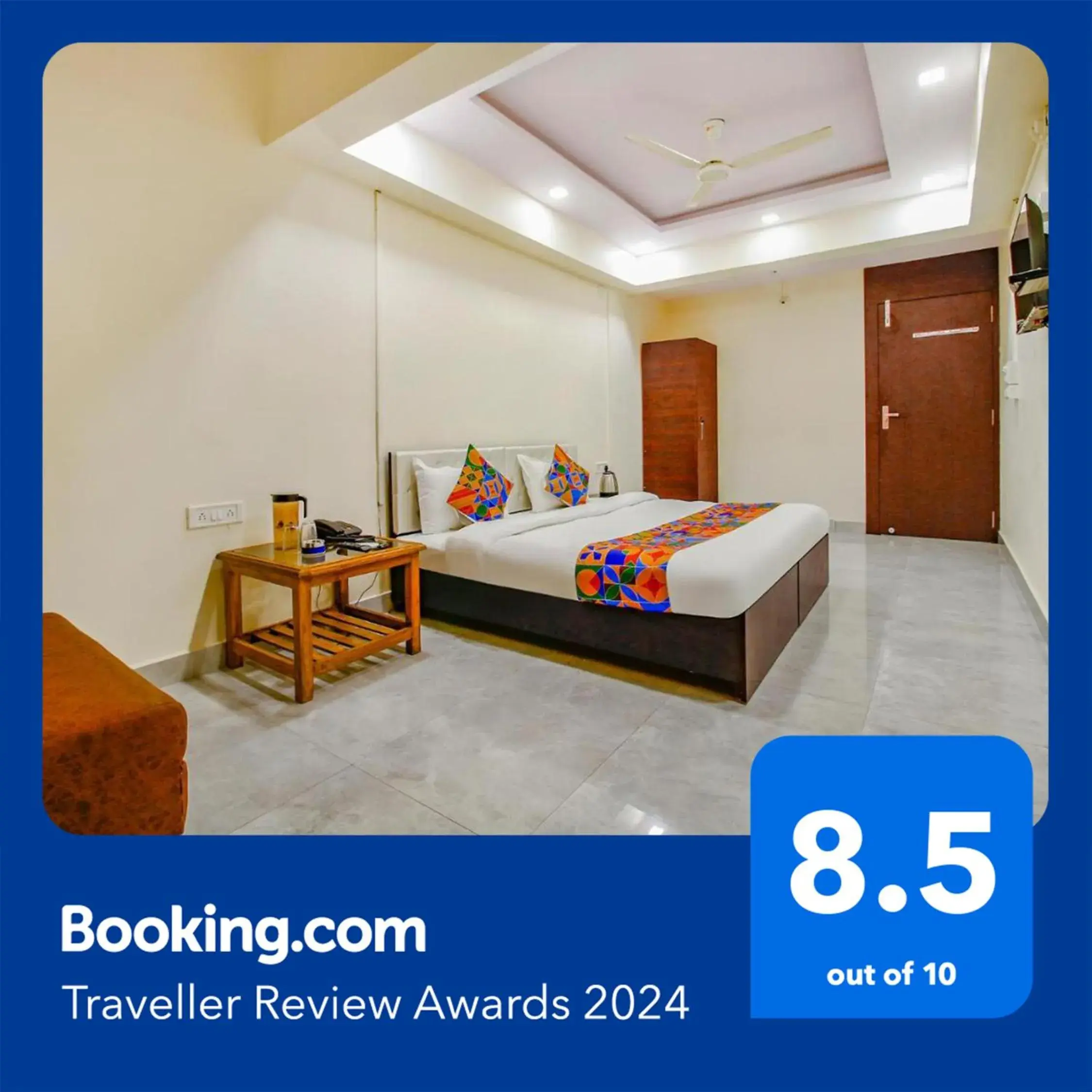 Bed in FabHotel Sanskar Bed in FabHotel Sanskar