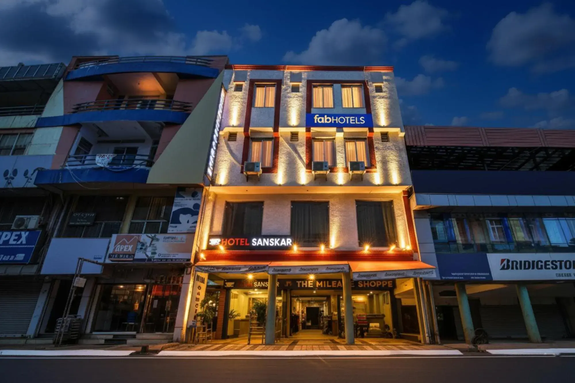 Property building in FabHotel Sanskar Property building in FabHotel Sanskar