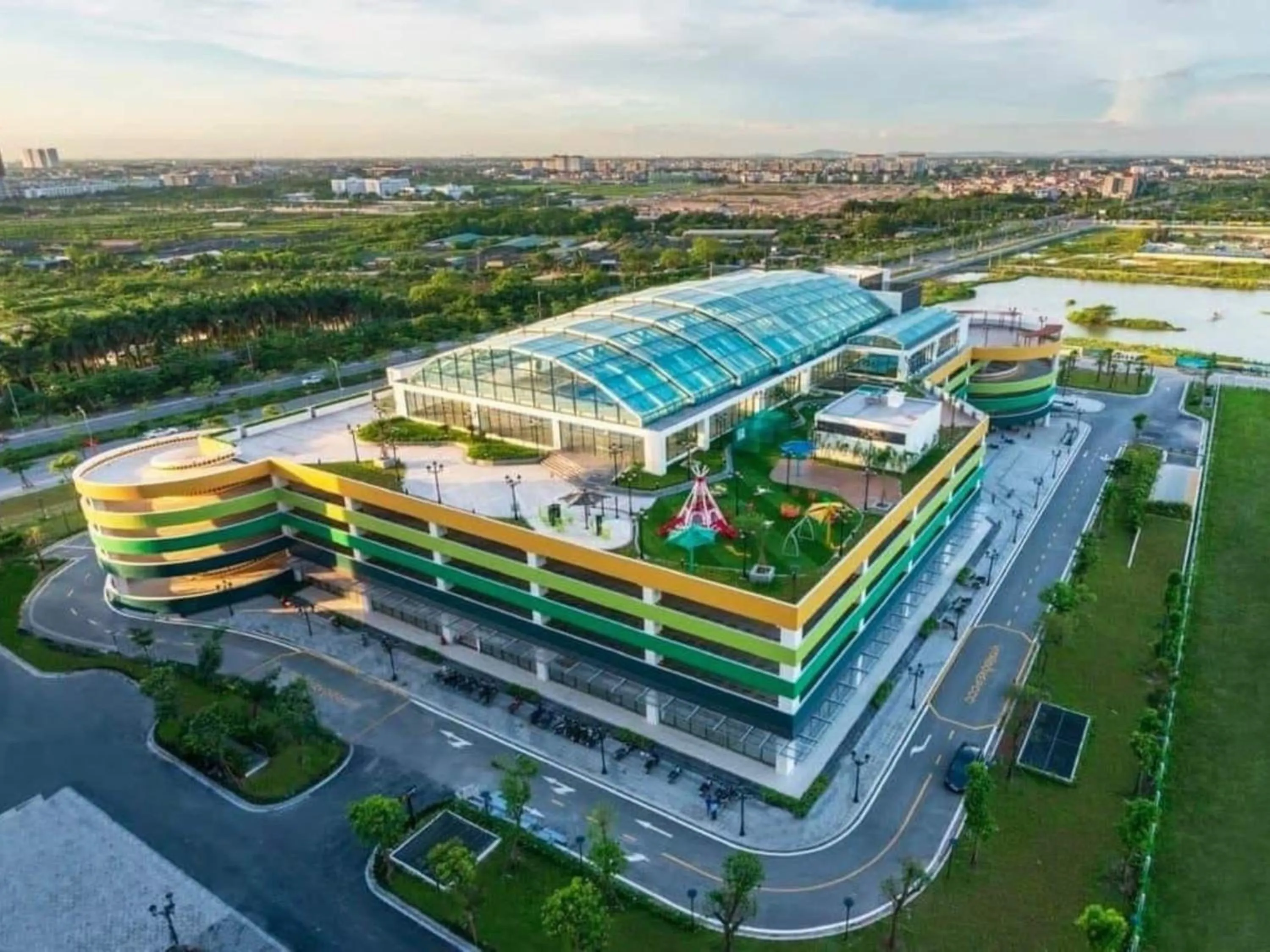 Bird's eye view in Apartment 1BR-FL24th-R105 Building-Vinhomes Ocean Park
