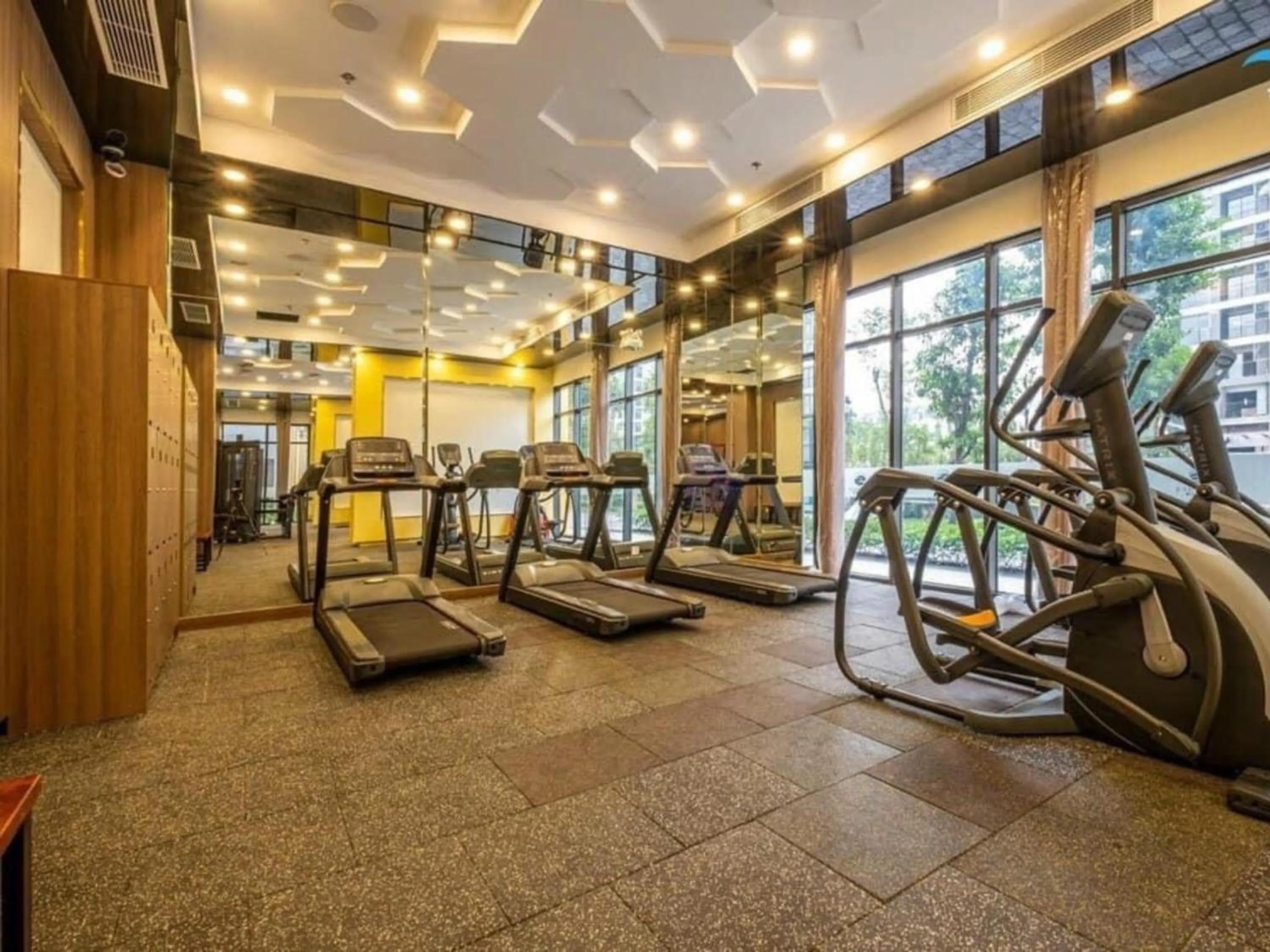 Fitness centre/facilities in Apartment 1BR-FL24th-R105 Building-Vinhomes Ocean Park