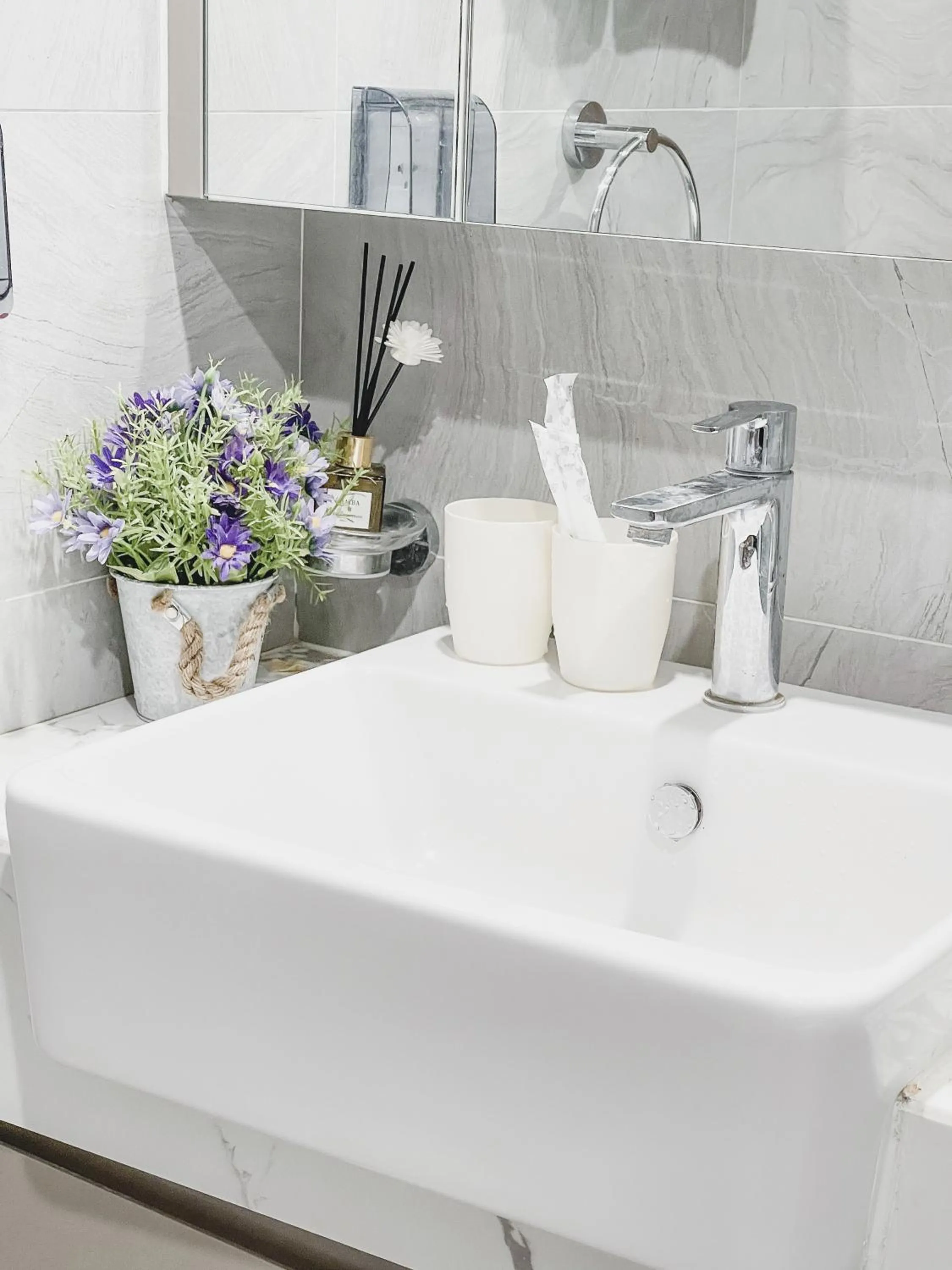 Bathroom in Apartment 1BR-FL24th-R105 Building-Vinhomes Ocean Park