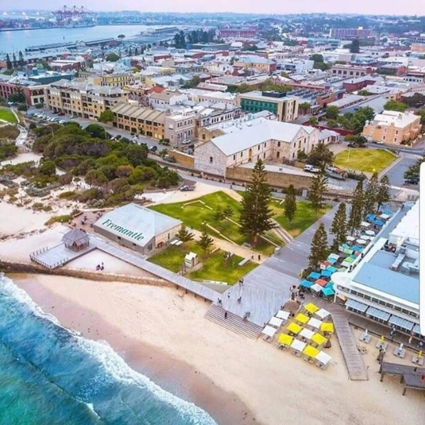 West End Warehouse Historical opposite Beach