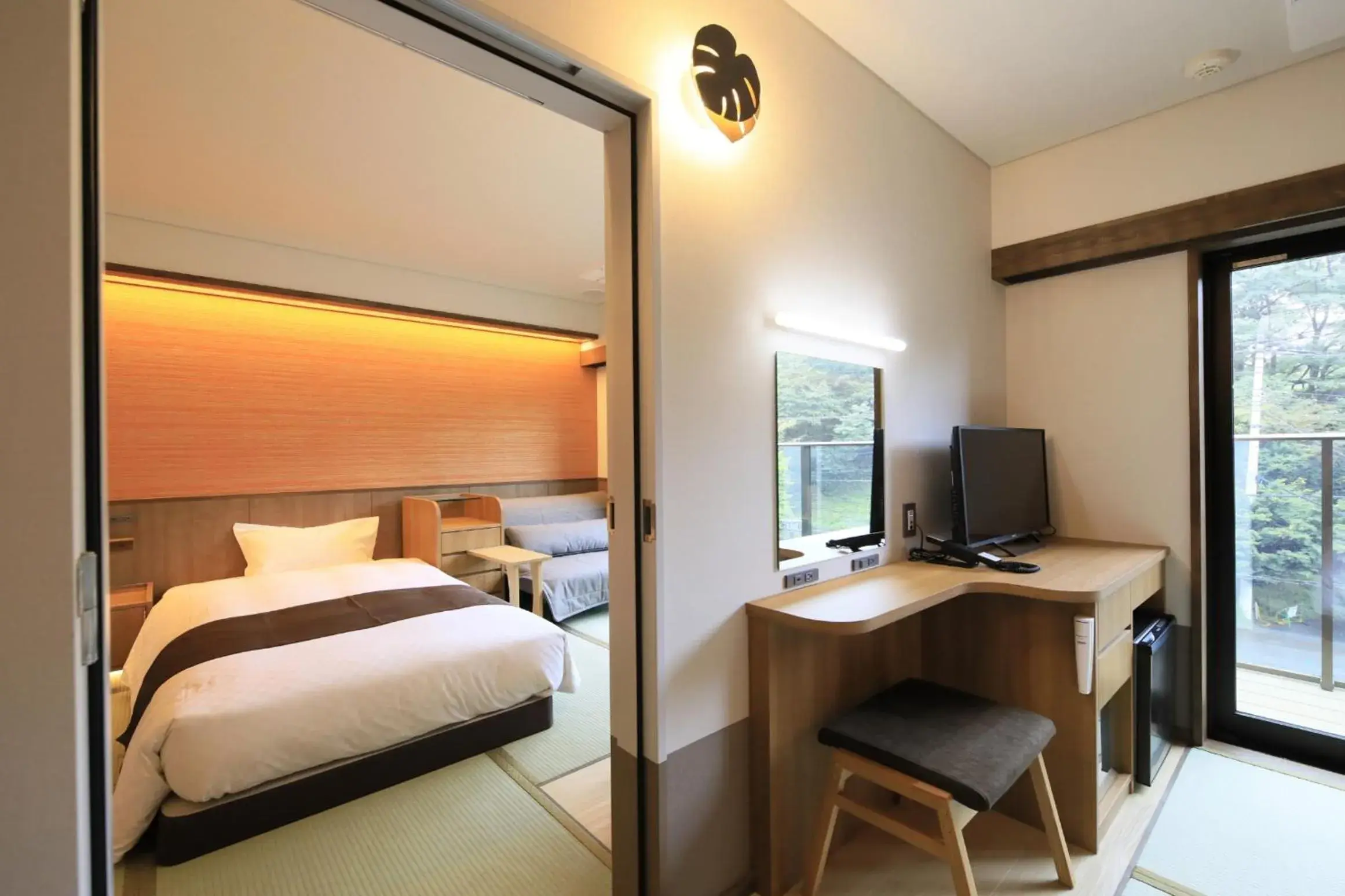 Bed in KusatsuOnsen AeruyadoTakamatsu Bed in KusatsuOnsen AeruyadoTakamatsu