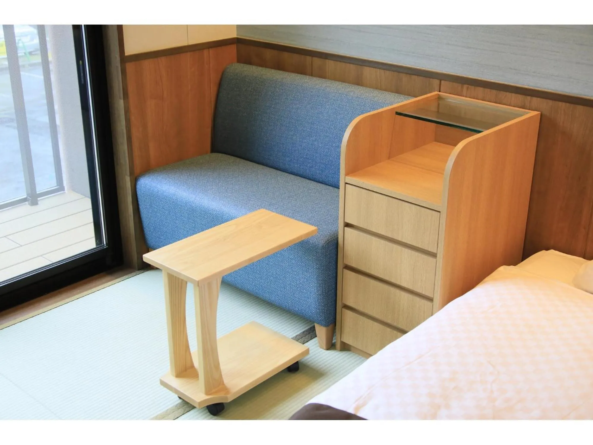 Living room, Bed in KusatsuOnsen AeruyadoTakamatsu