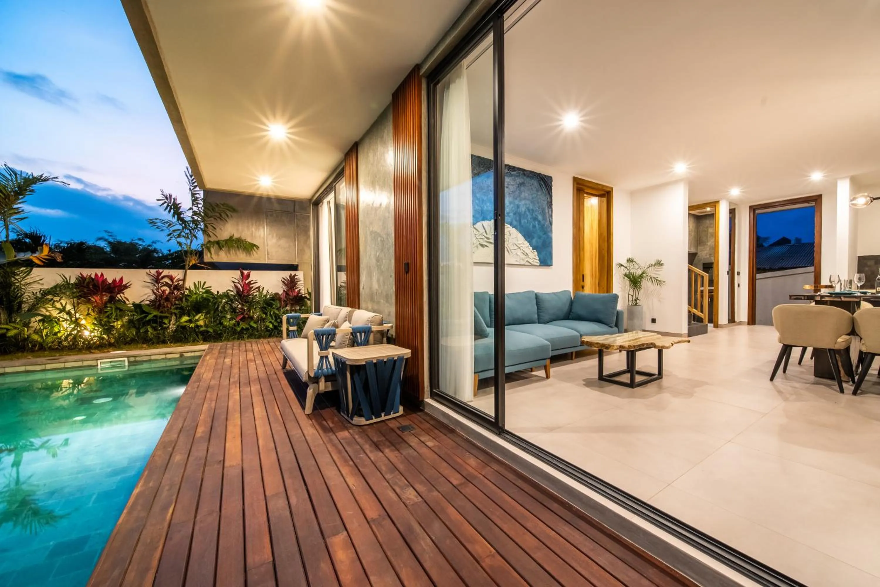 Living room in Sunny Village Berawa